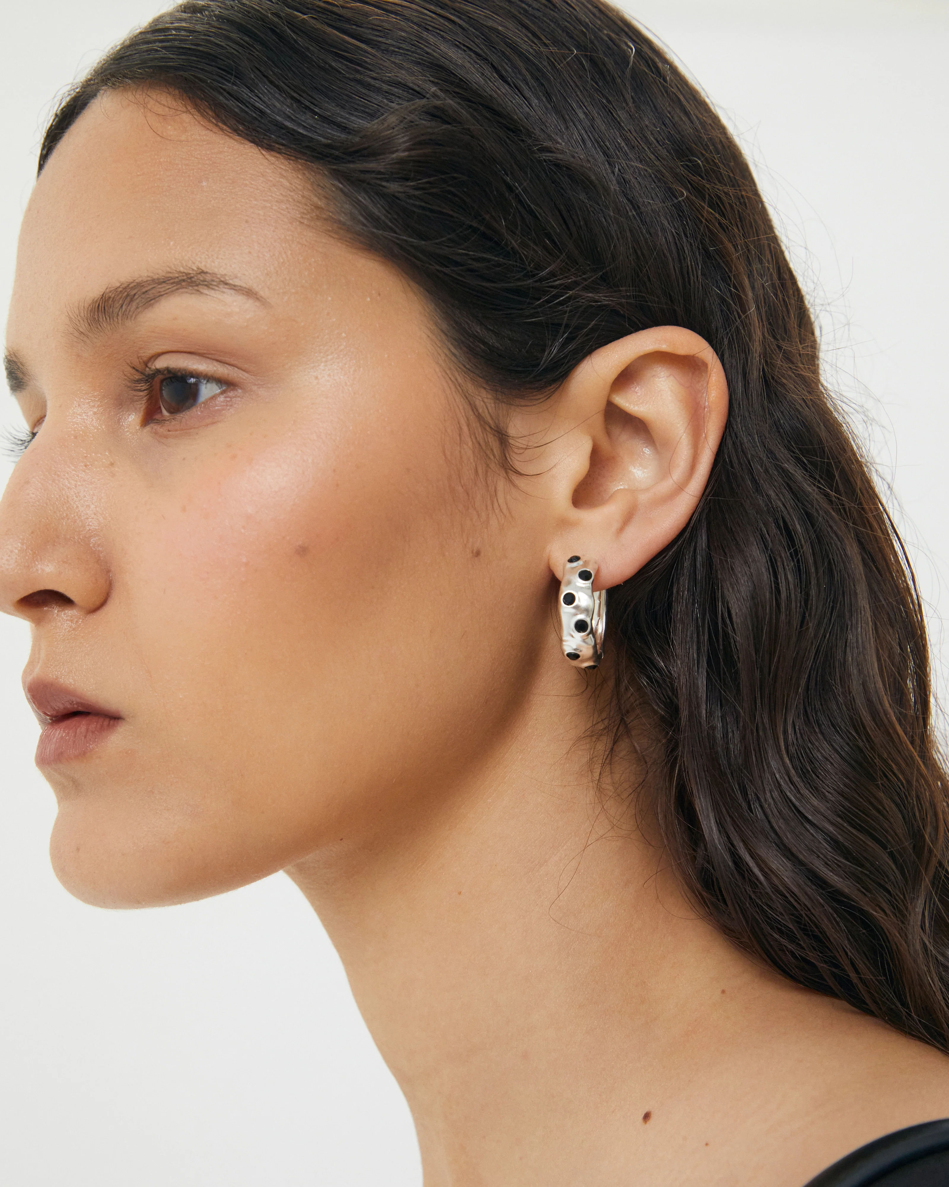 Asta Hoops - Silver - Image 3