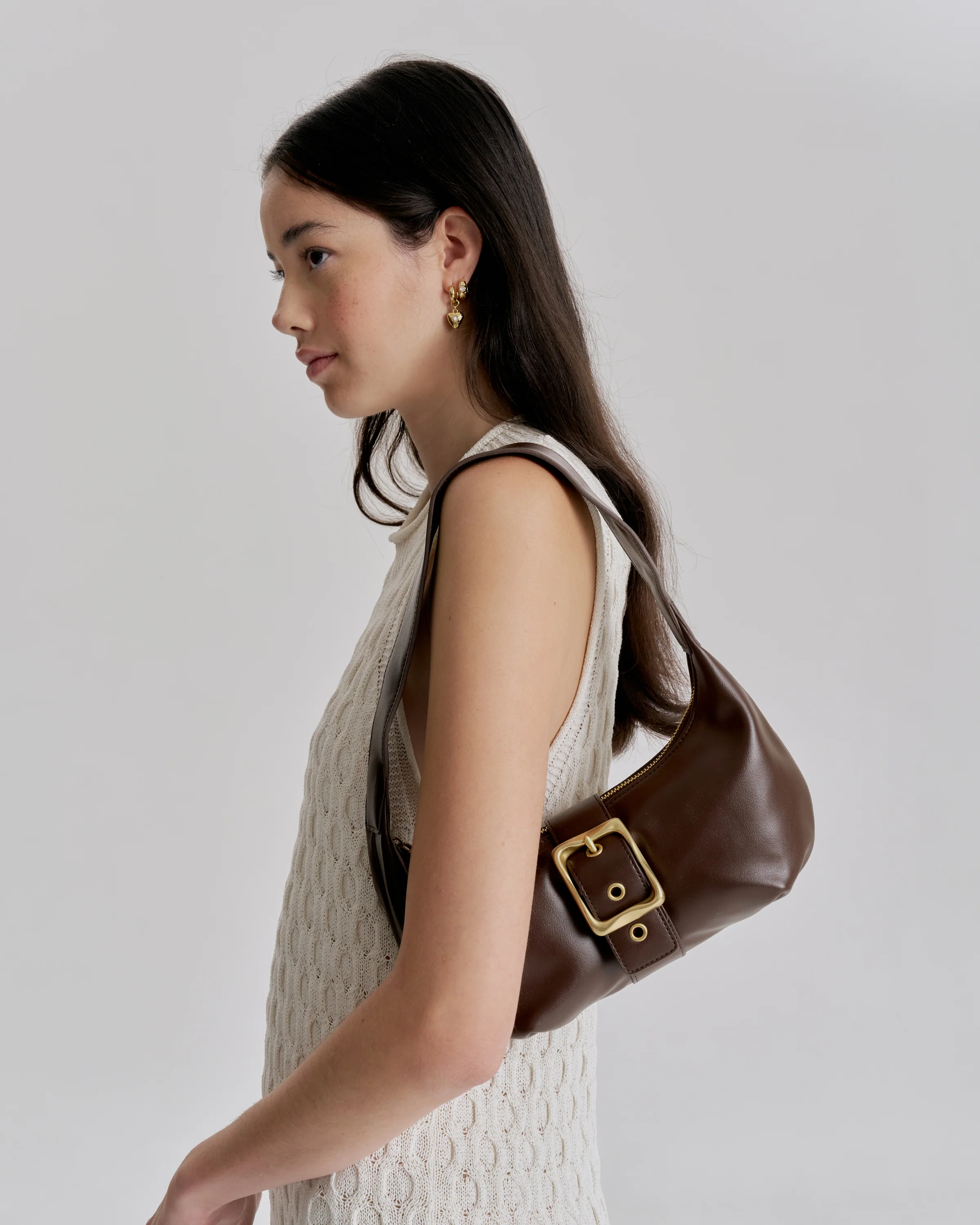 Everyday Baguette Bag - Chocolate - Image 4