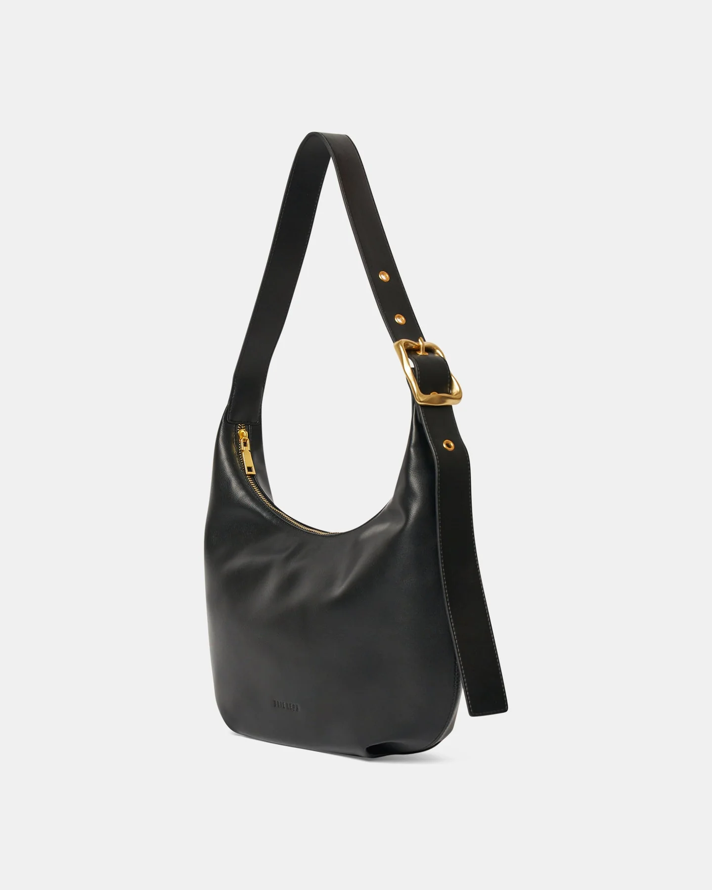 Large Everyday Croissant Bag - Black - Image 5