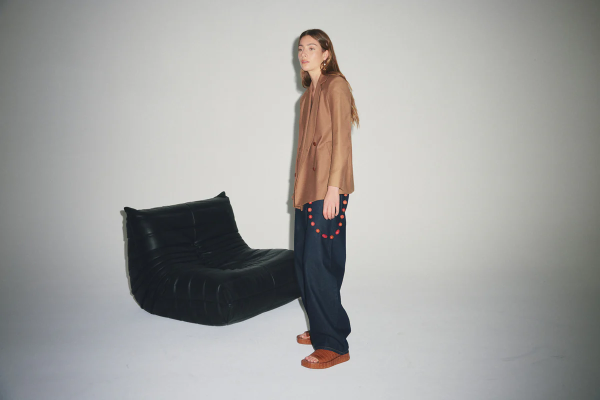 Josephine Mule - Tan Croc - Image 6