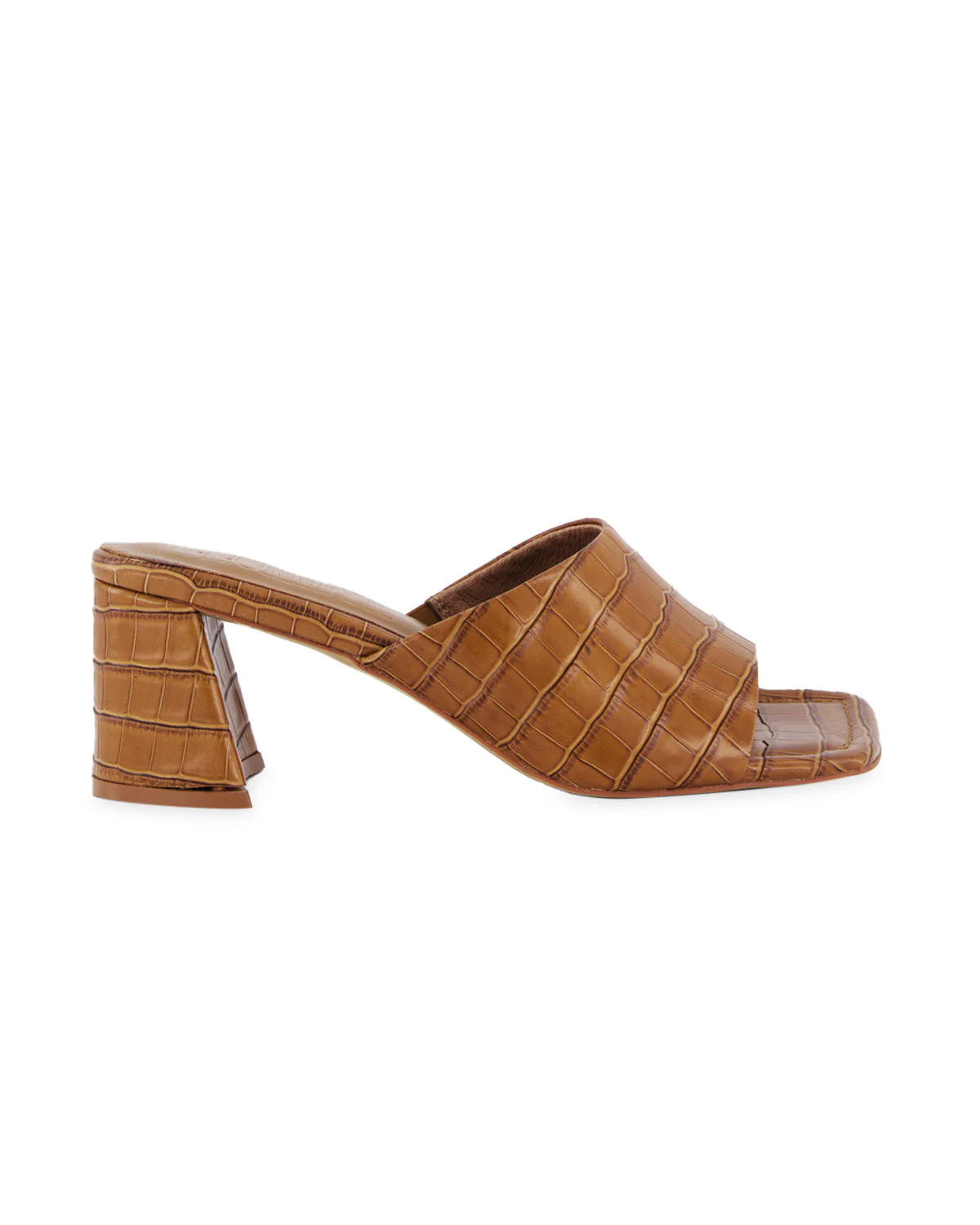 Lola Mule - Tan Croc