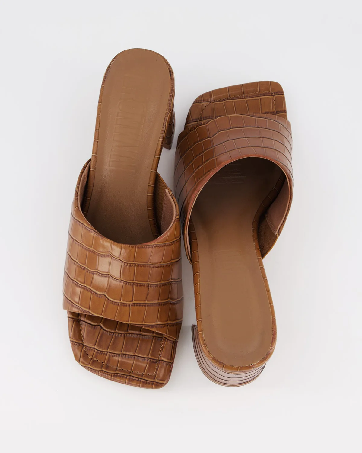 Lola Mule - Tan Croc - Image 11