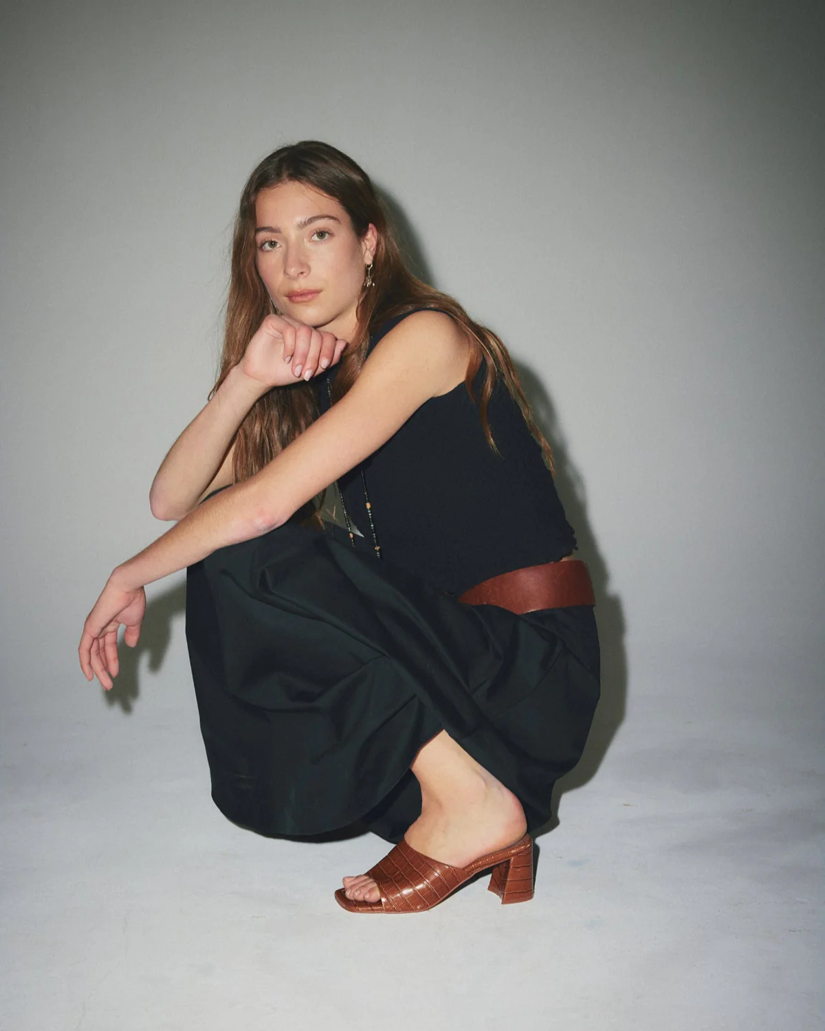 Lola Mule - Tan Croc - Image 3
