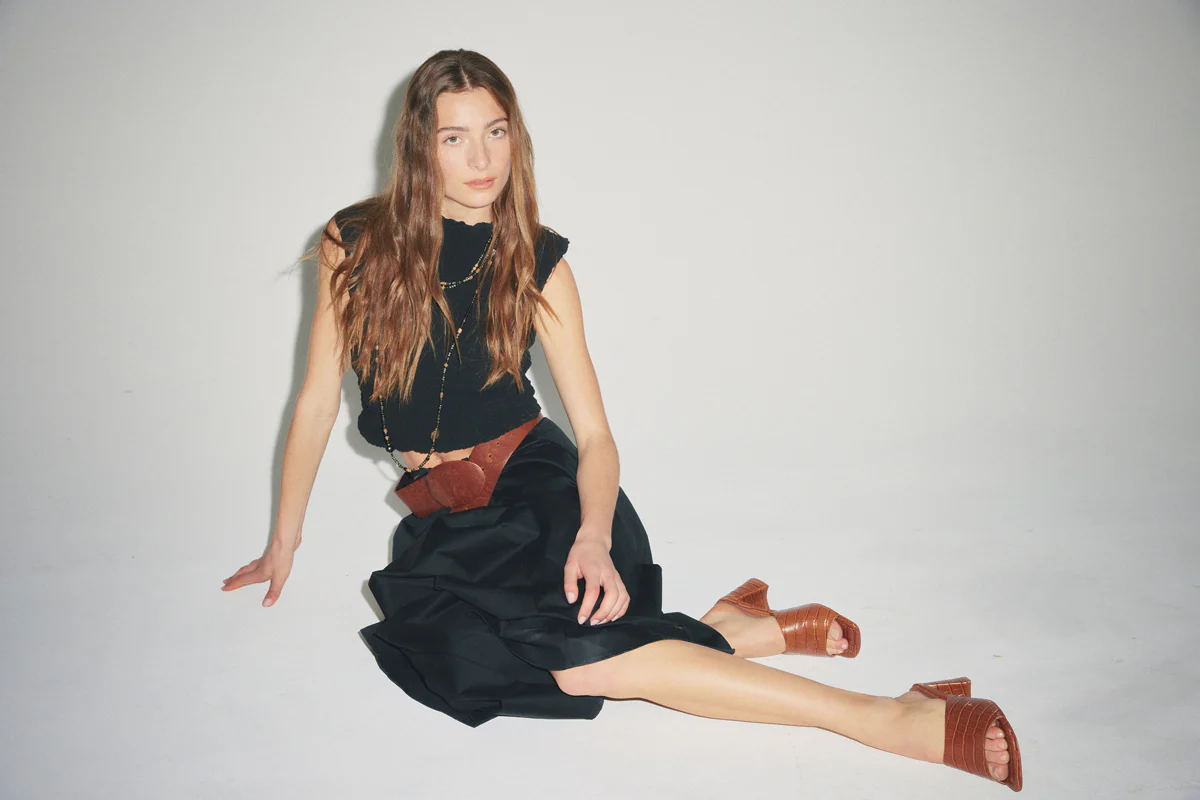 Lola Mule - Tan Croc - Image 4