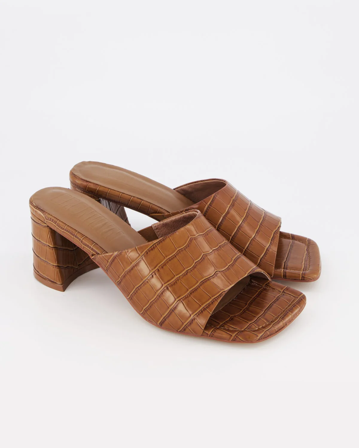 Lola Mule - Tan Croc - Image 9