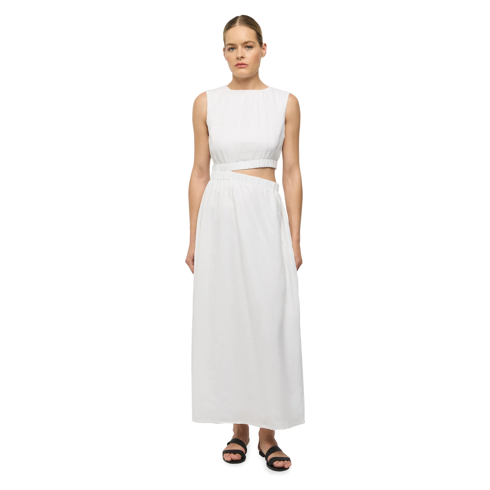 Camile Cut-Out Dress - White