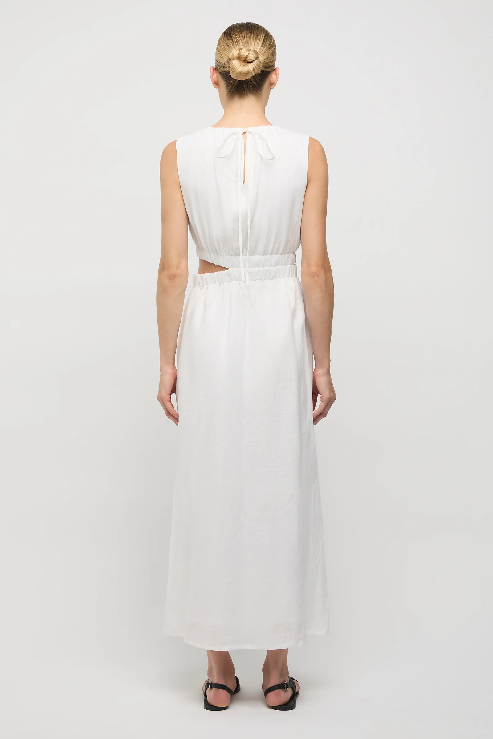 Camile Cut-Out Dress - White - Image 4