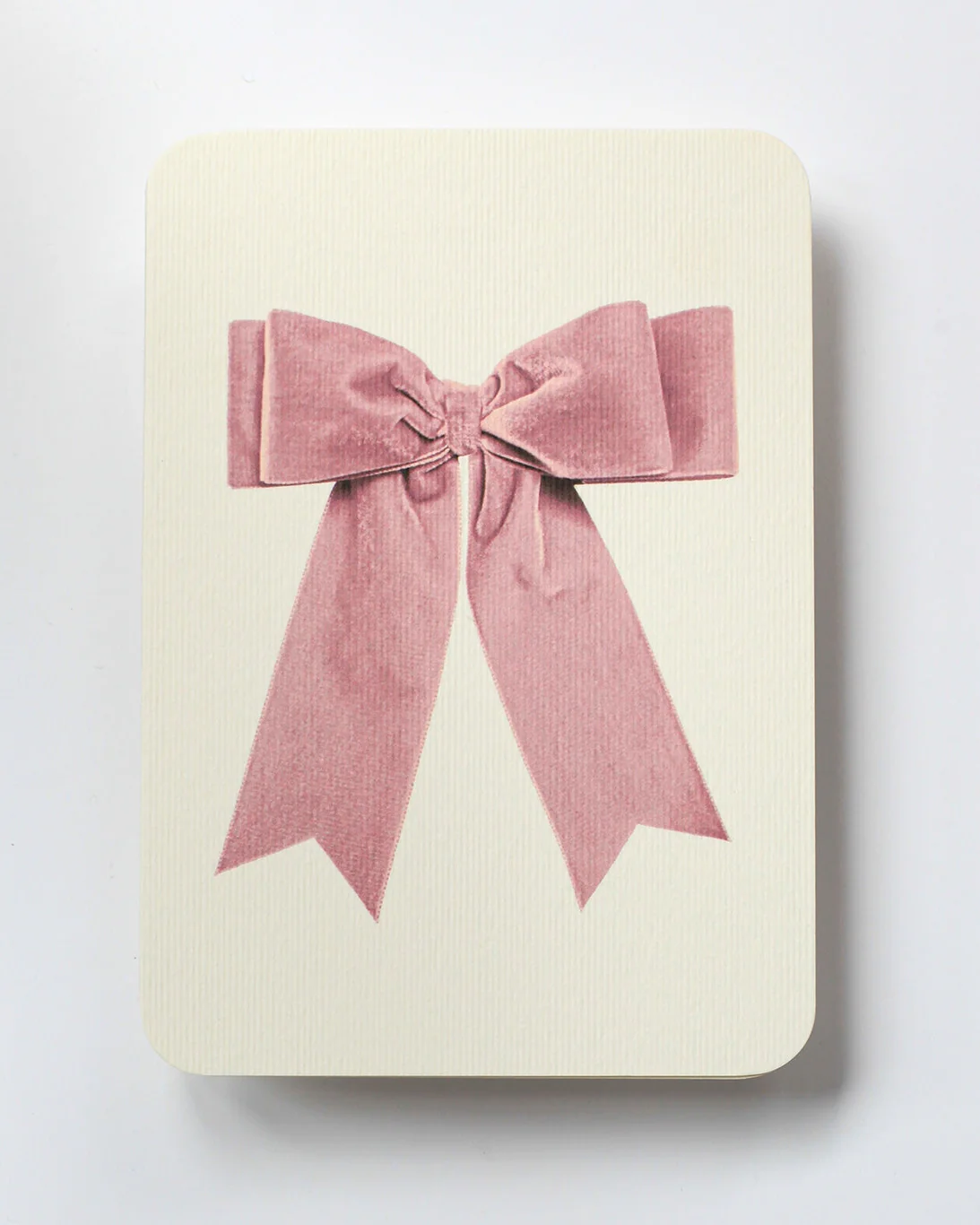 Card - Pink Velvet Bow