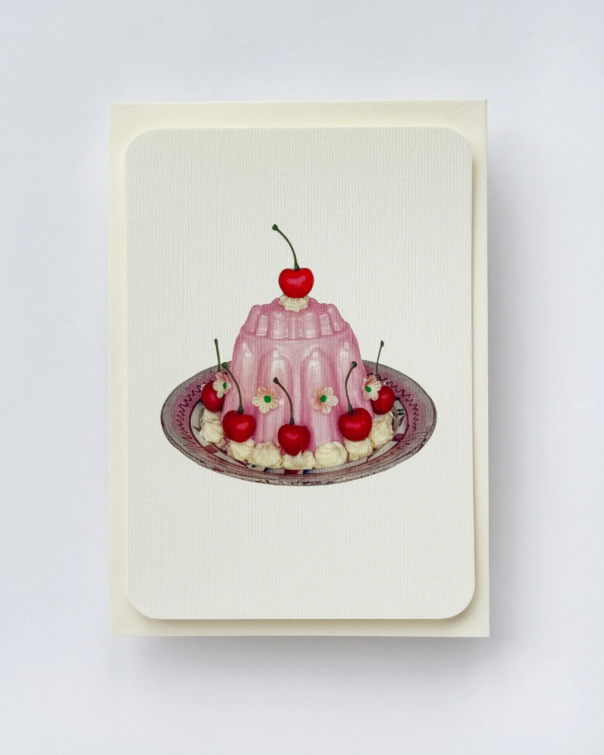 Card - Rose Petal Blancmange - Image 2