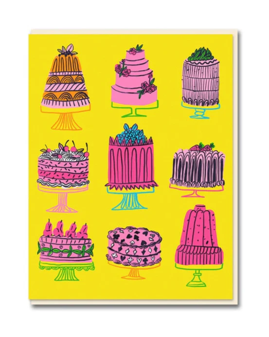 Card - Birthday Cakes