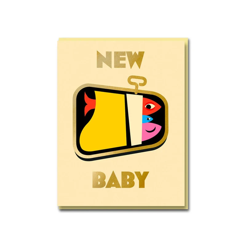 Card - New Baby Sardines