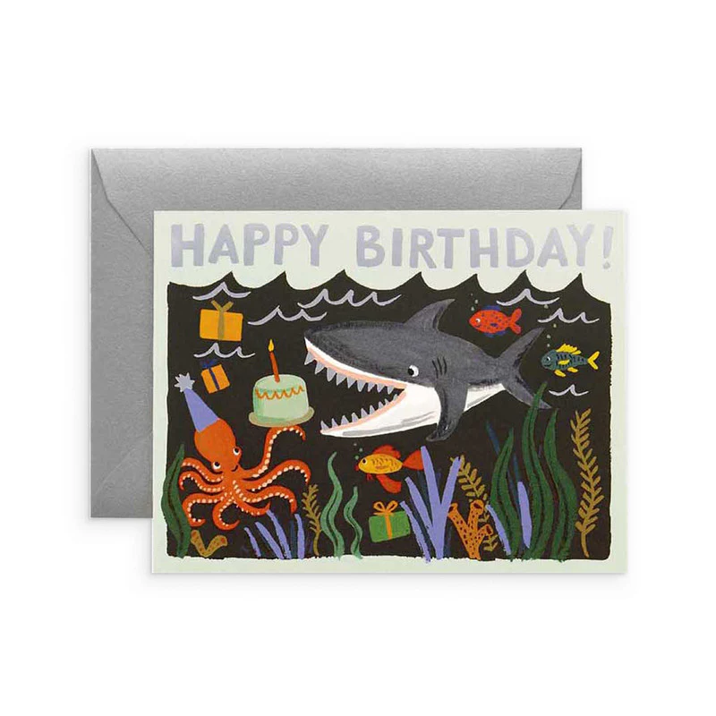 Card - Shark Birthday