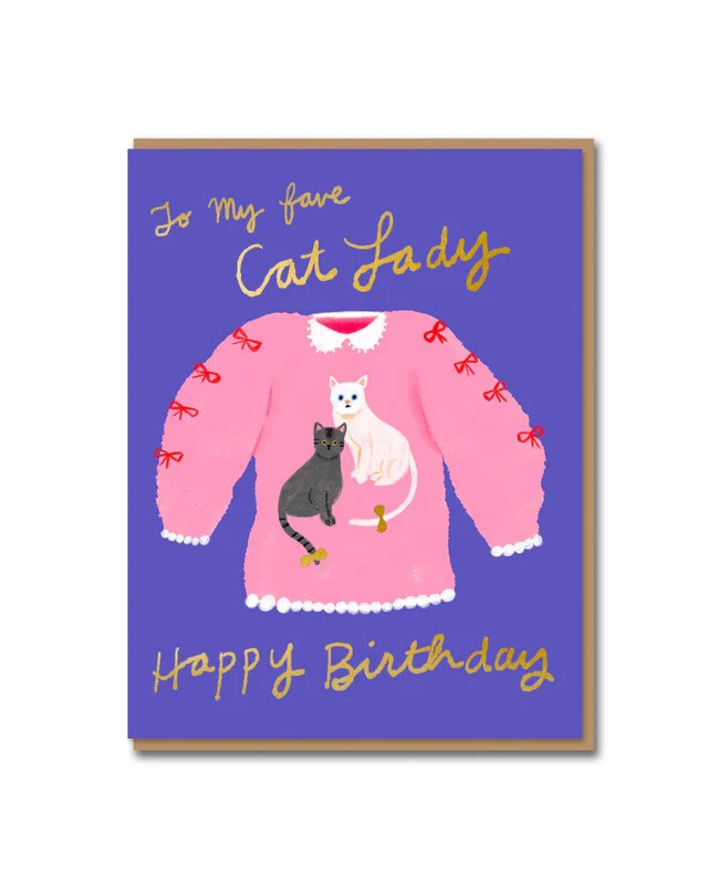 Card - To My Fave Cat Lady