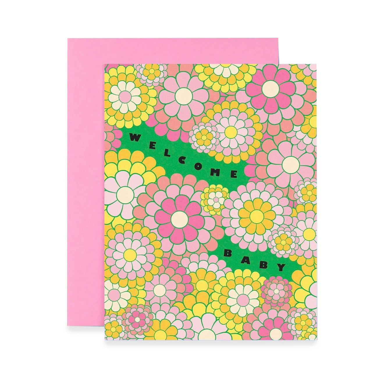 Card - Zinnia Welcome Baby