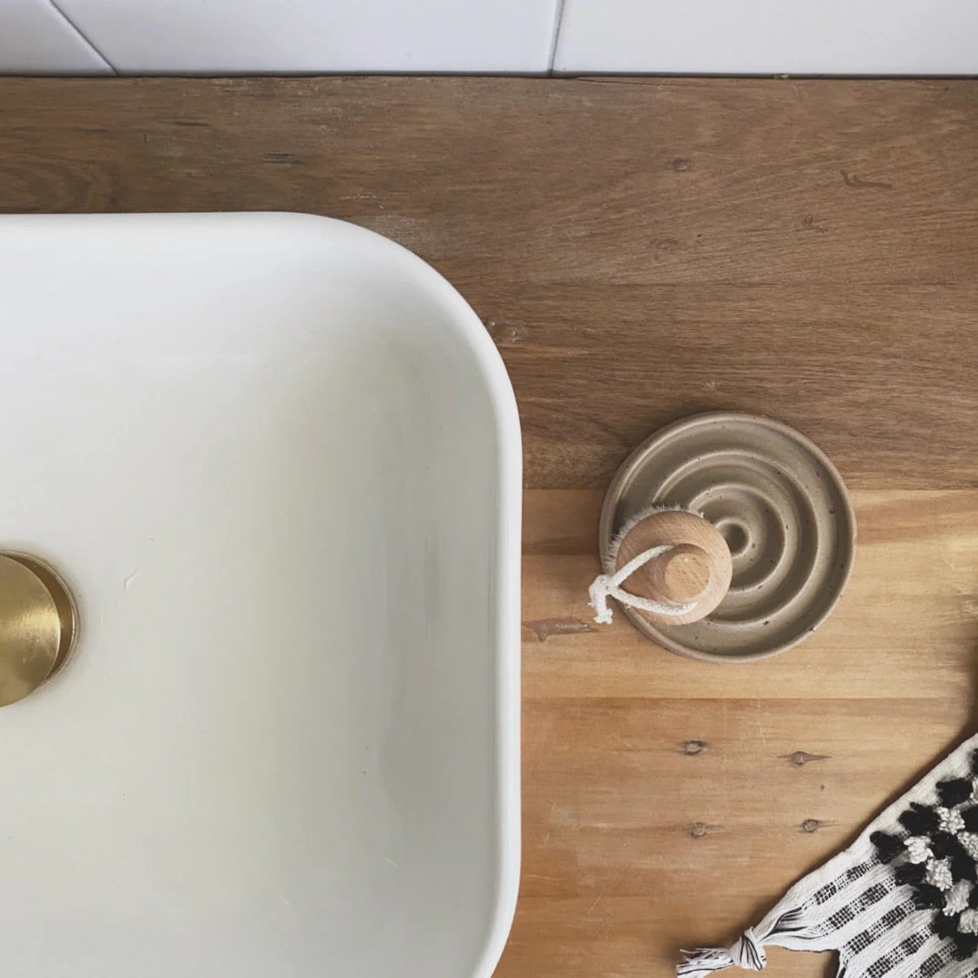 Ceramic Soap Dish - Walnut - Image 4
