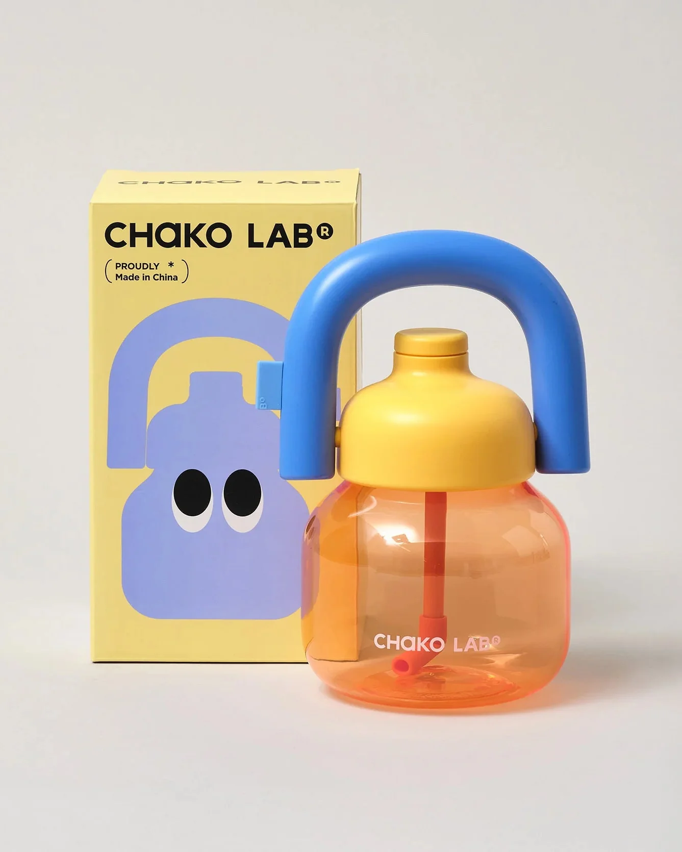 Linlin Kettle Water Bottle - Yellow & Blue - Image 5