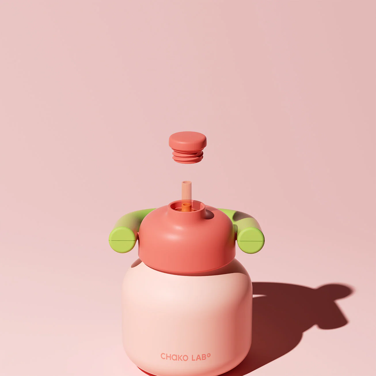 Linlin Stainless Water Bottle - Watermelon - Image 3