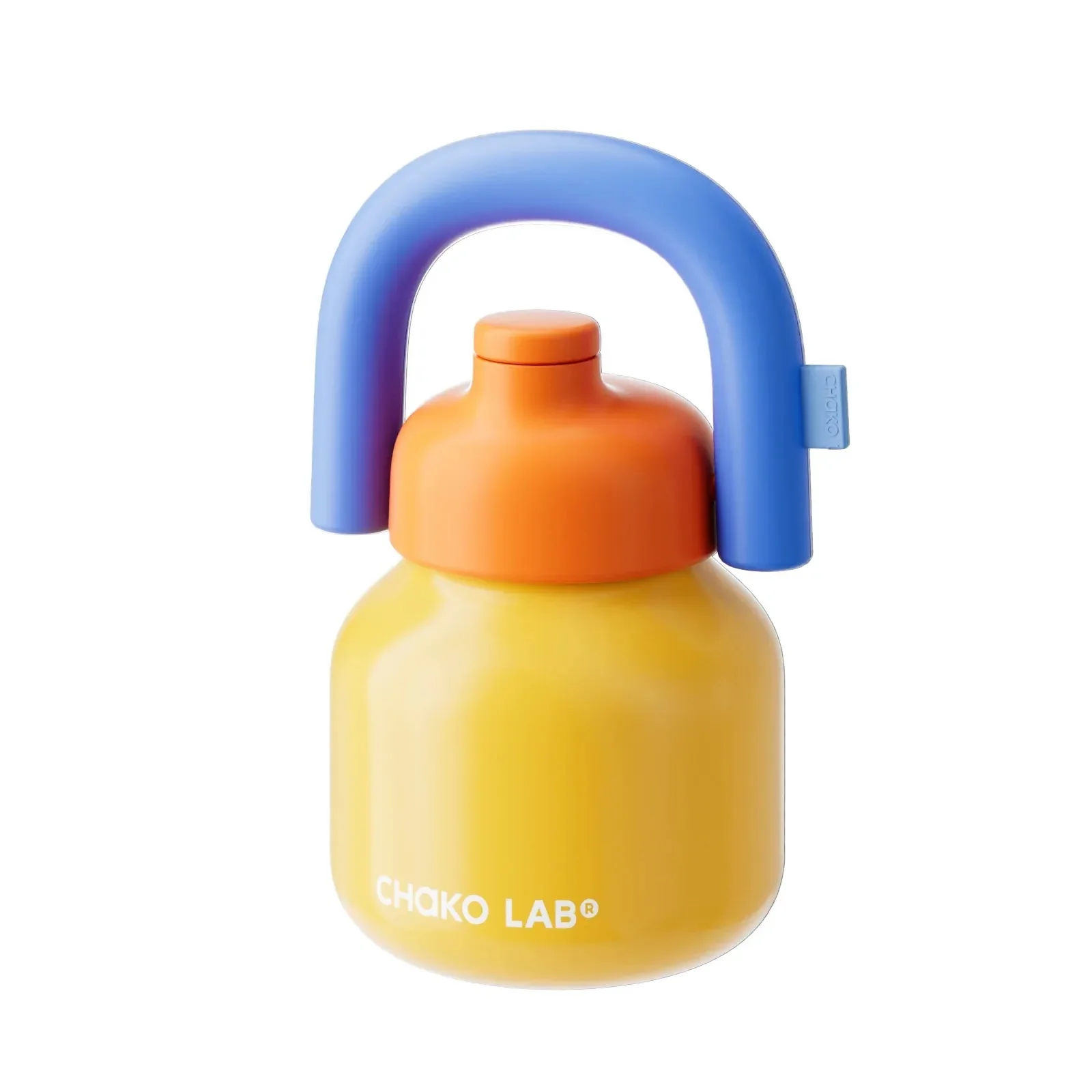 Linlin Stainless Water Bottle - Yellow & Blue - Image 5