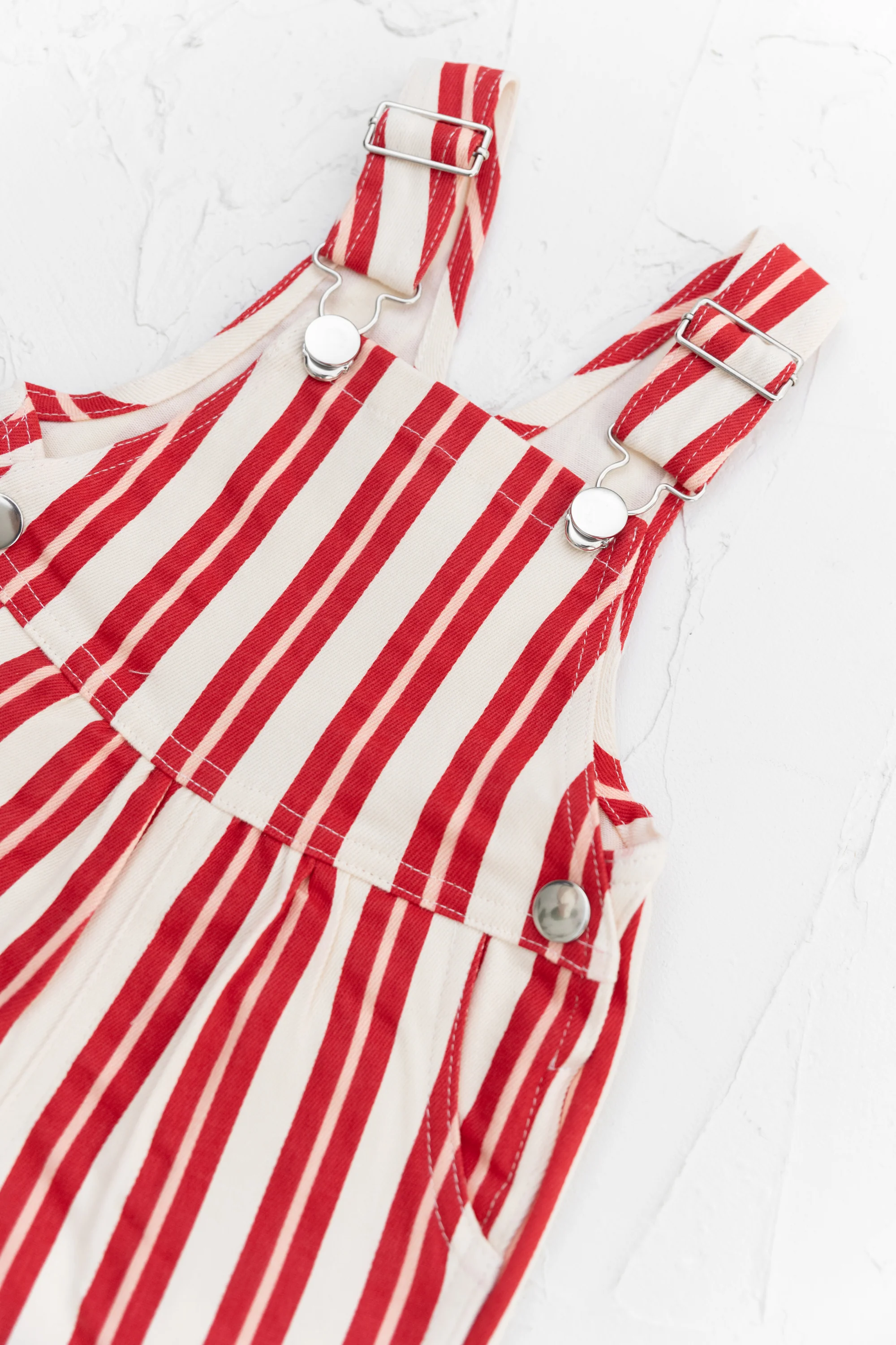 Stripe Denim Overalls - Image 4