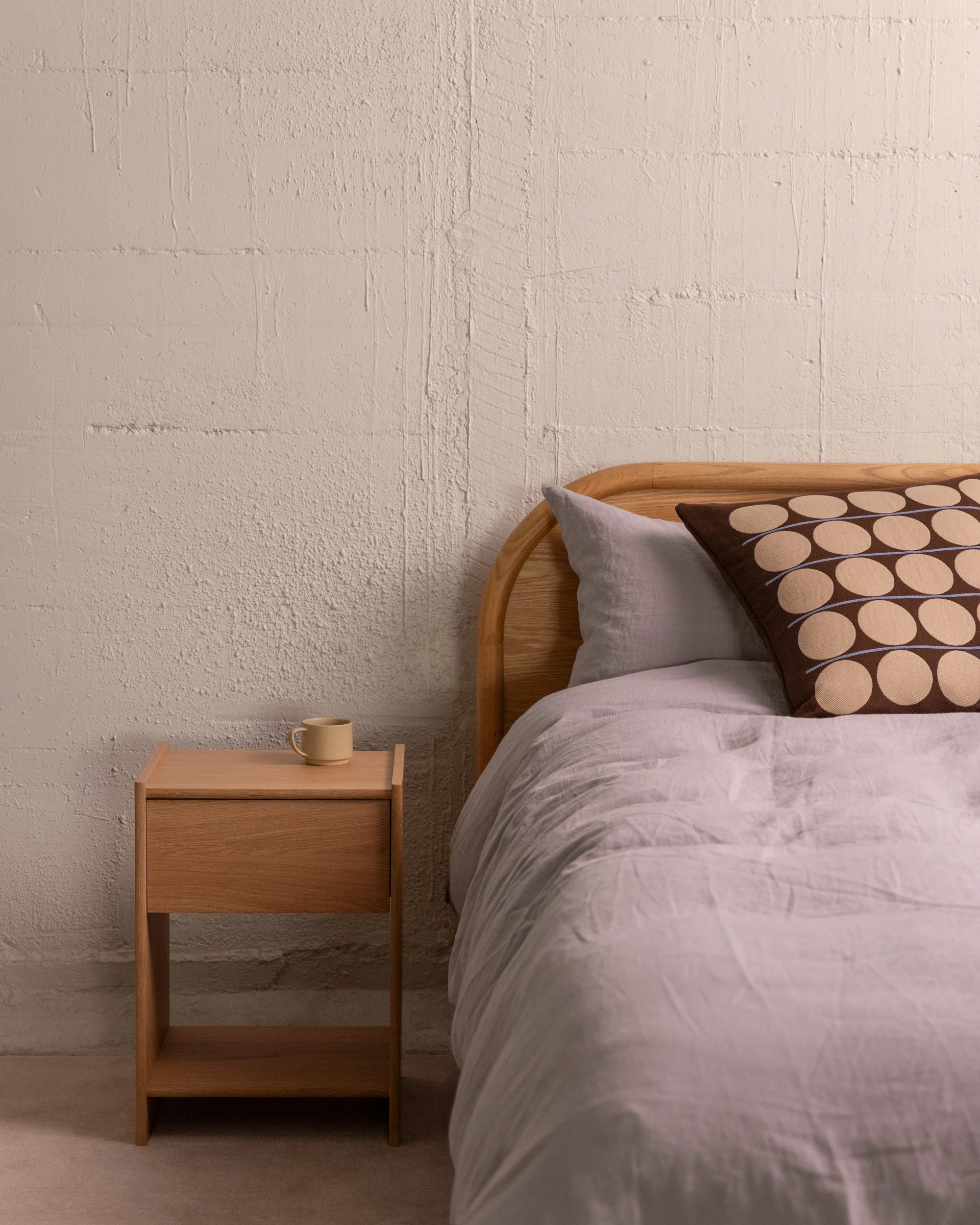 Abacus Cushion Cover - Chocolate & Wheat - Image 2
