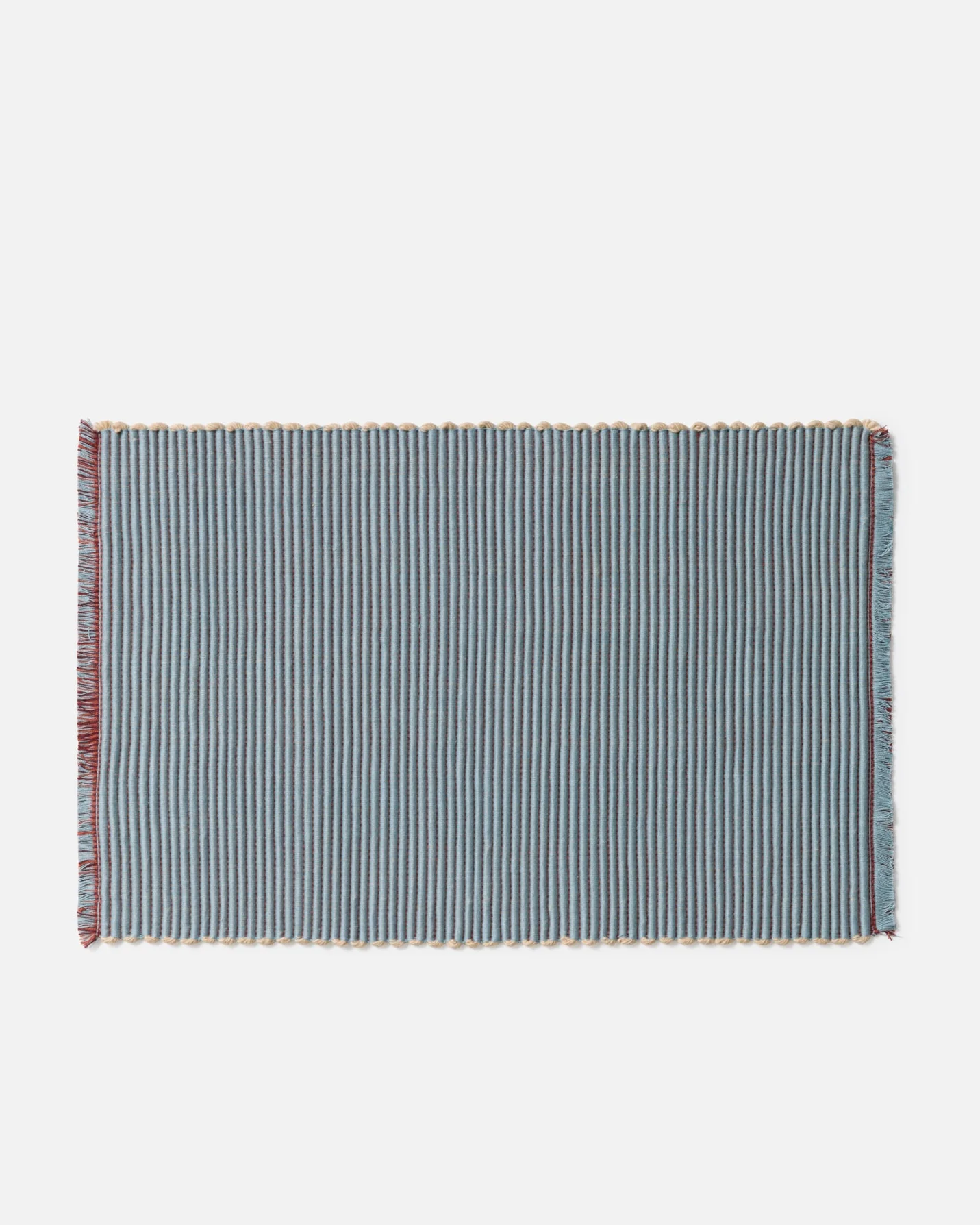 Albers Striped Placemat - Cherry & Powder Blue - Image 5