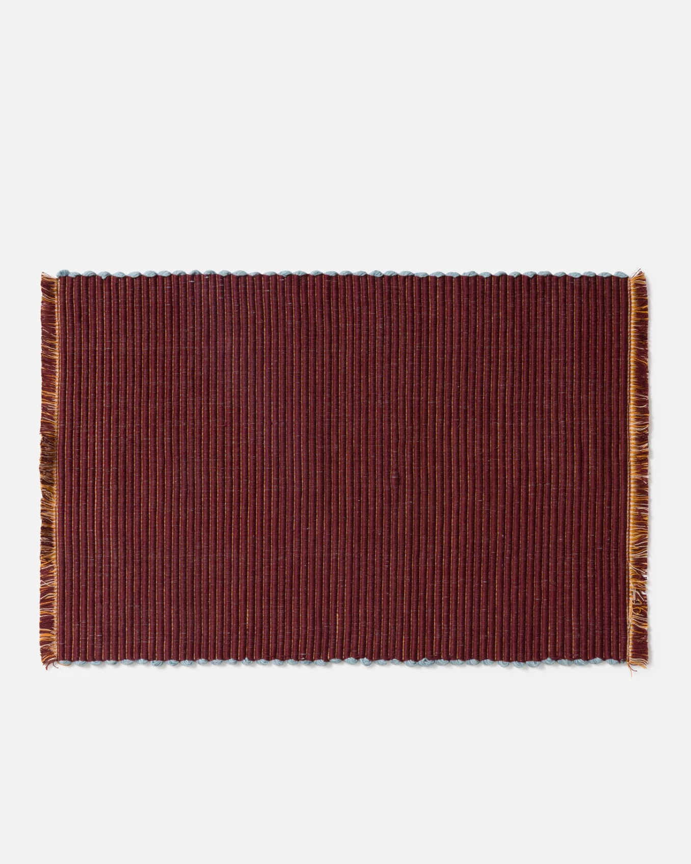 Albers Striped Placemat - Saffron & Merlot - Image 4