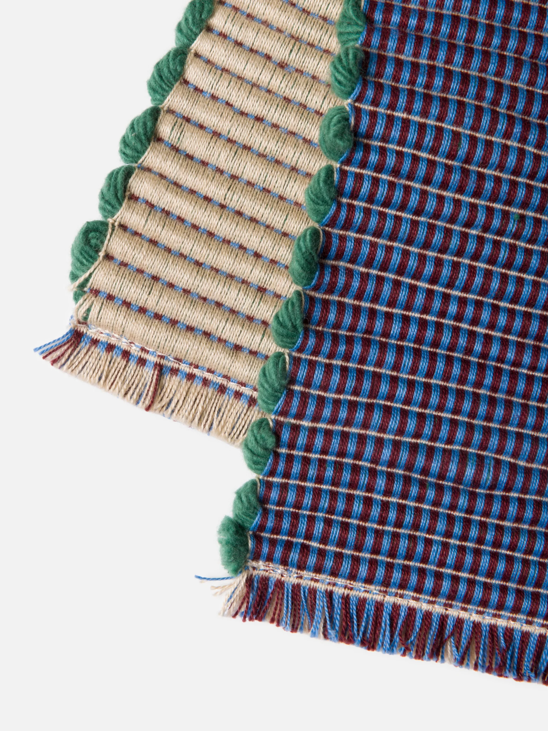 Albers Striped Placemat - Wheat & Cornflower - Image 8