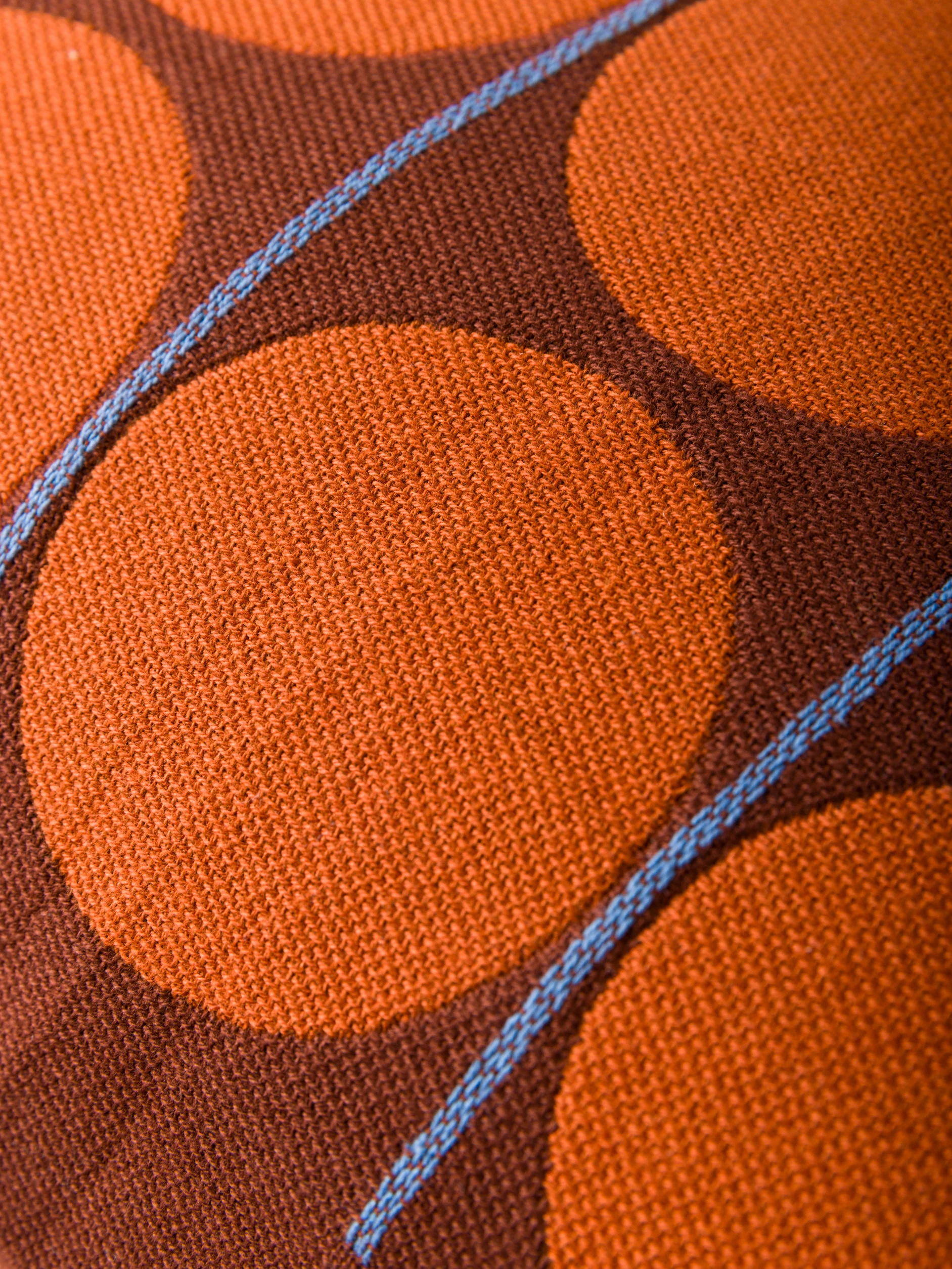Abacus Cushion Cover - Merlot & Cherry - Image 3