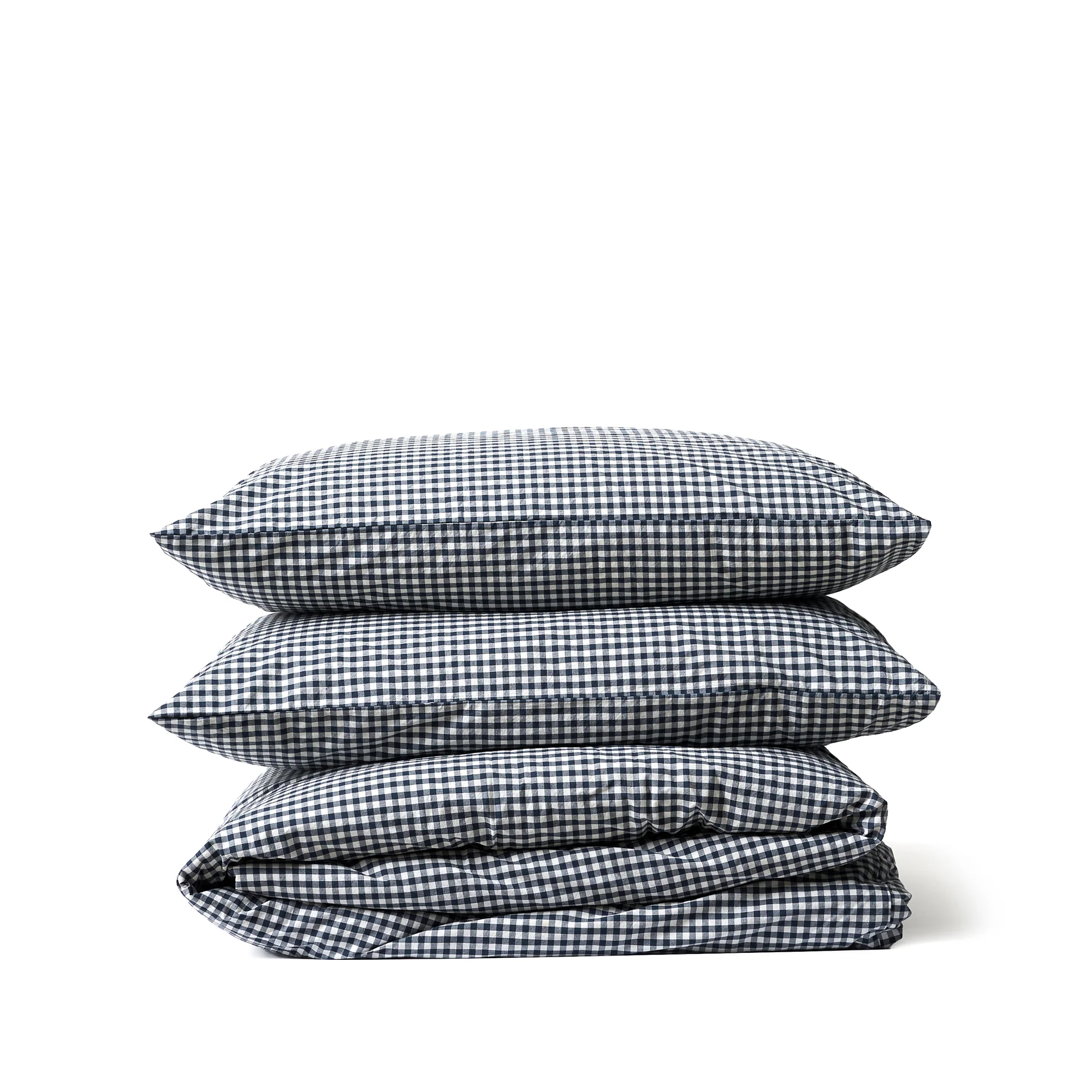 Duvet Cover - Navy Gingham