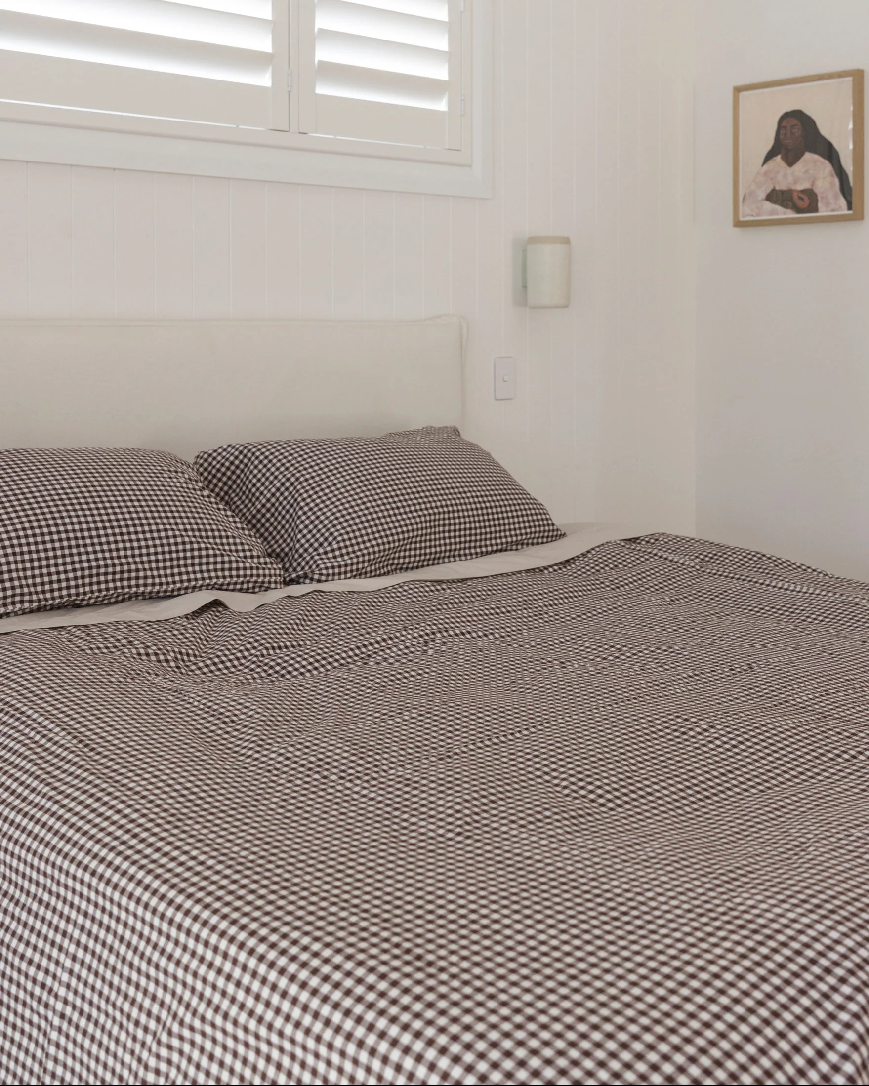 Duvet Cover - Cocoa Gingham - Image 2
