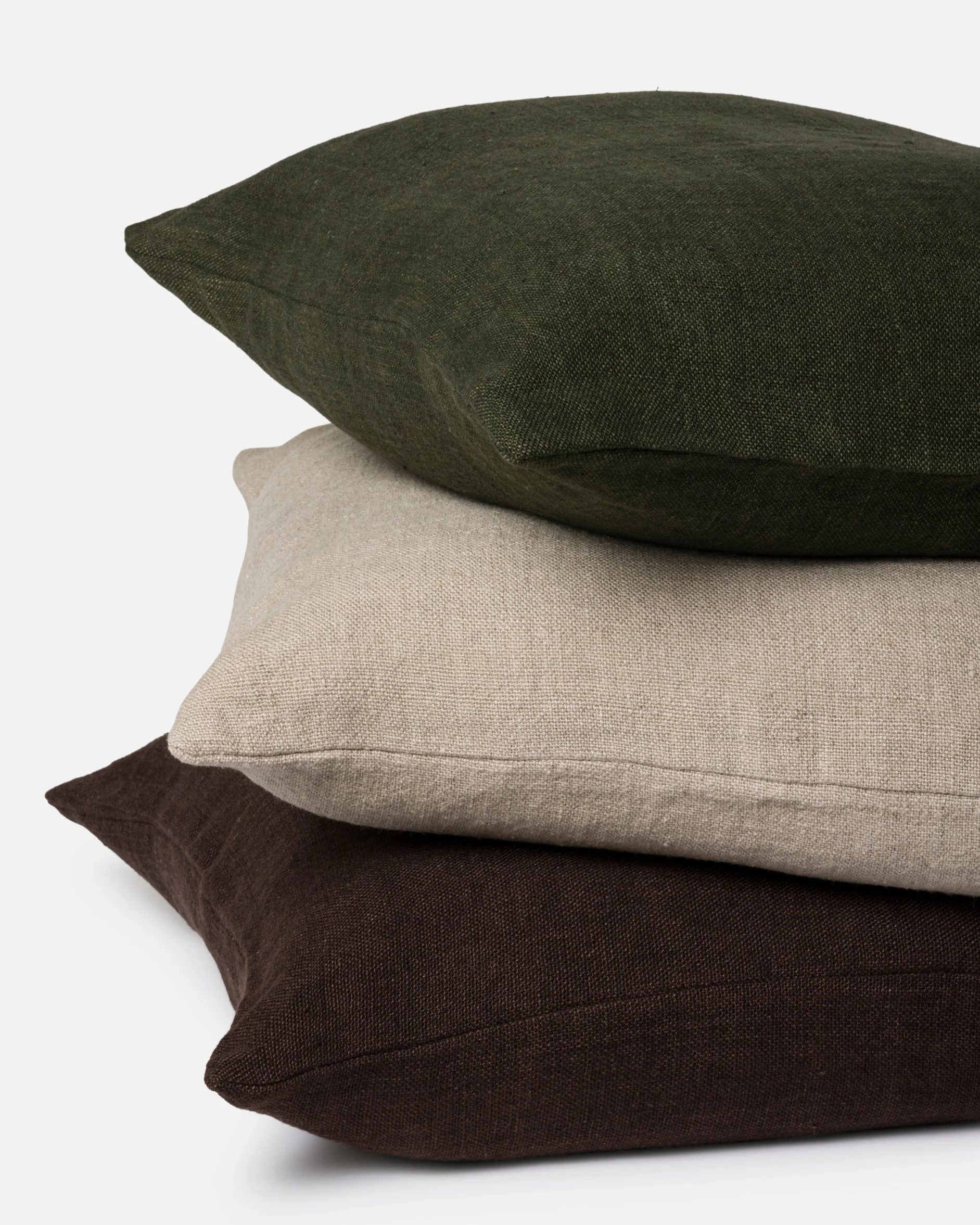Heavy Linen Cushion Cover - Ivy - Image 2
