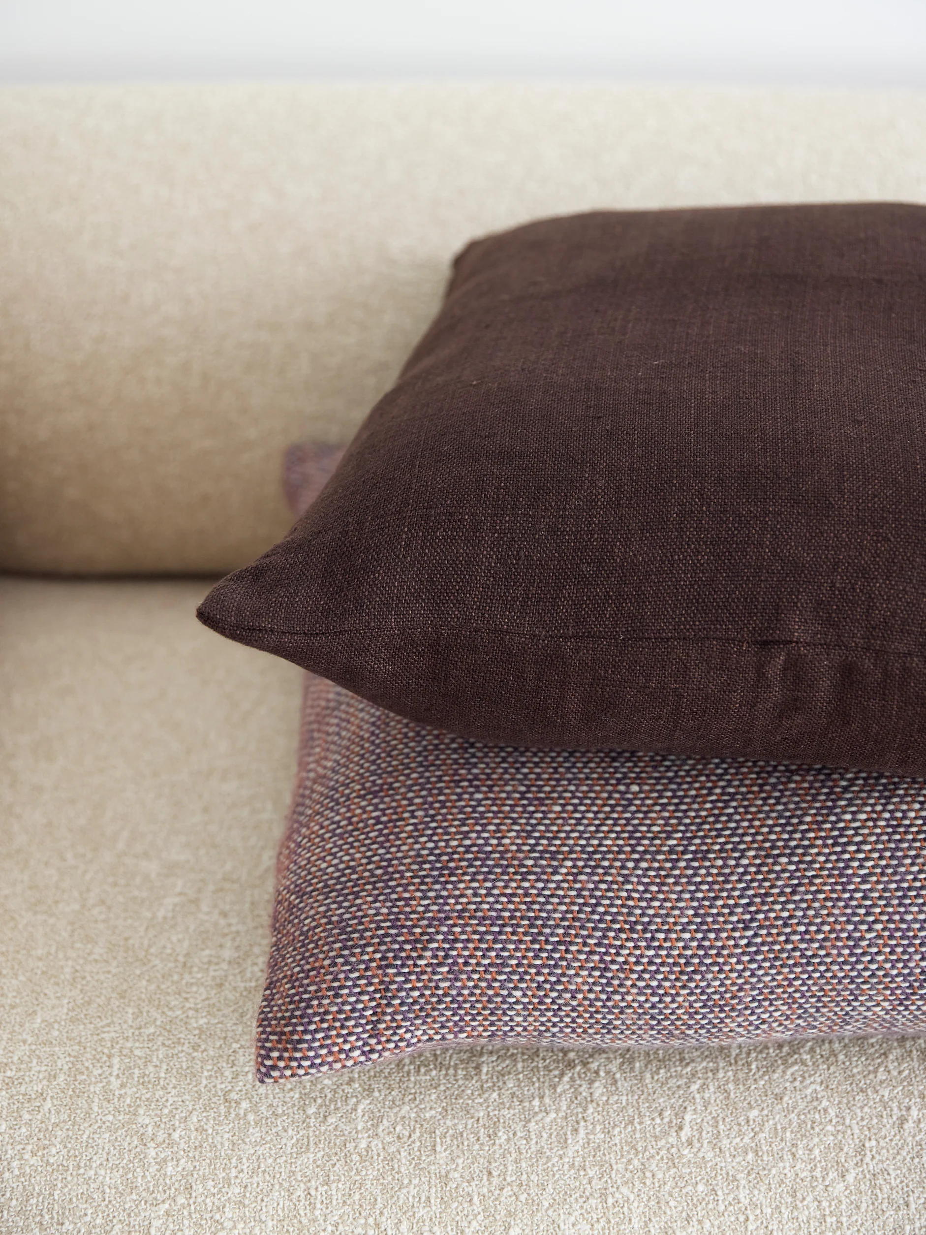 Heavy Linen Cushion Cover - Rye - Image 3