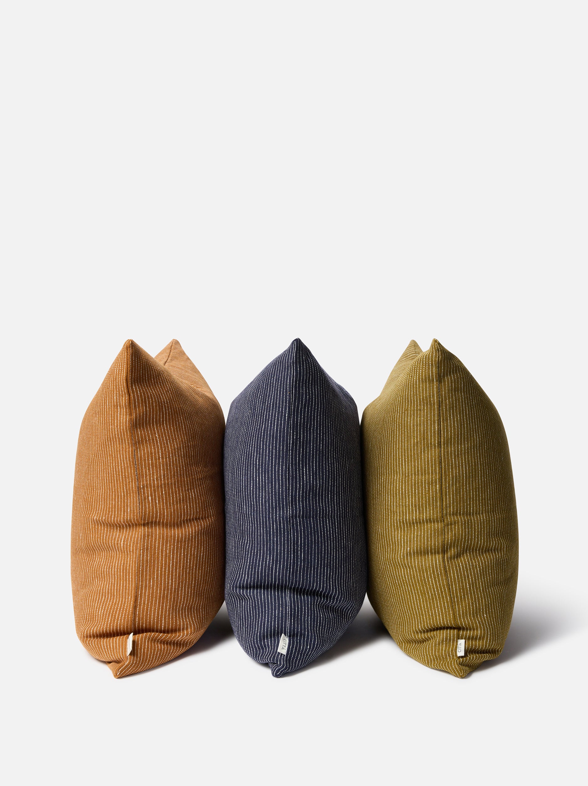 Fine Stripe Cushion Cover - Night - Image 4