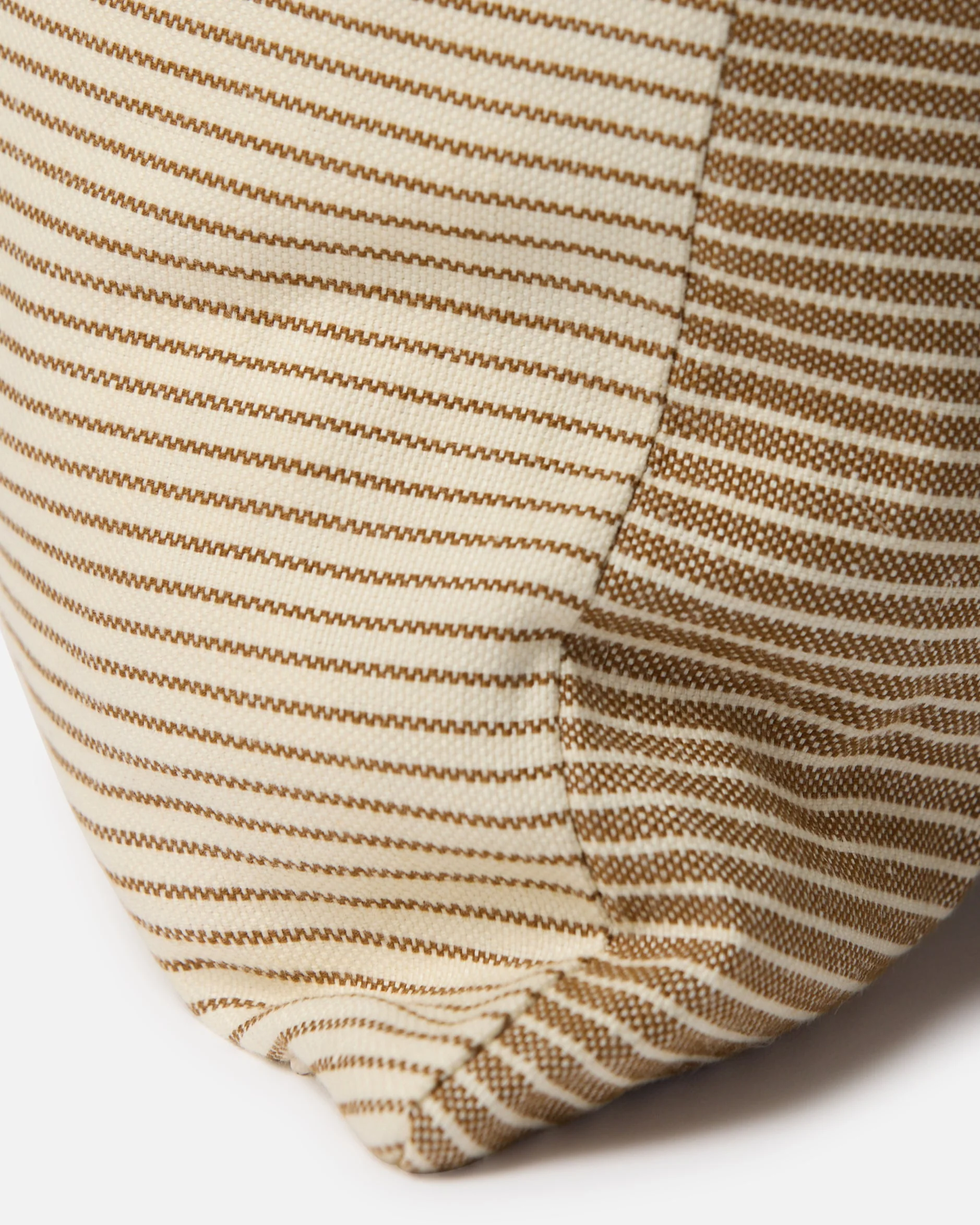 Reversible Pinstripe Cushion Cover - Bronze - Image 3
