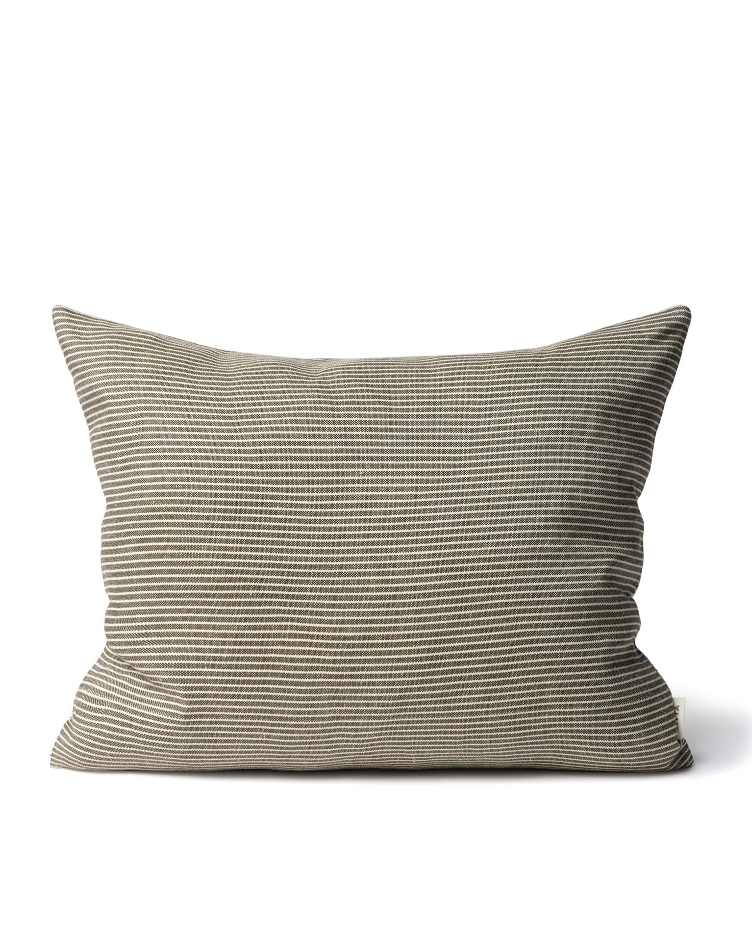 Reversible Pinstripe Cushion Cover - Ivy