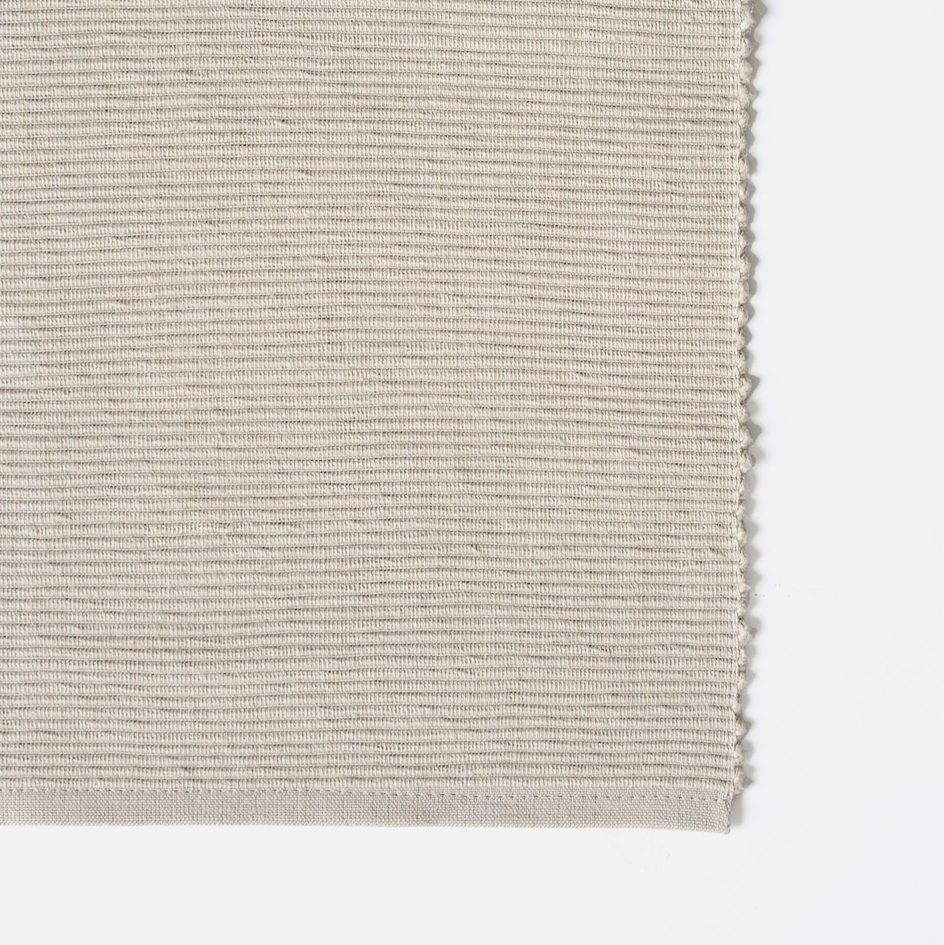 Ribbed Placemat Set - Beige - Image 2