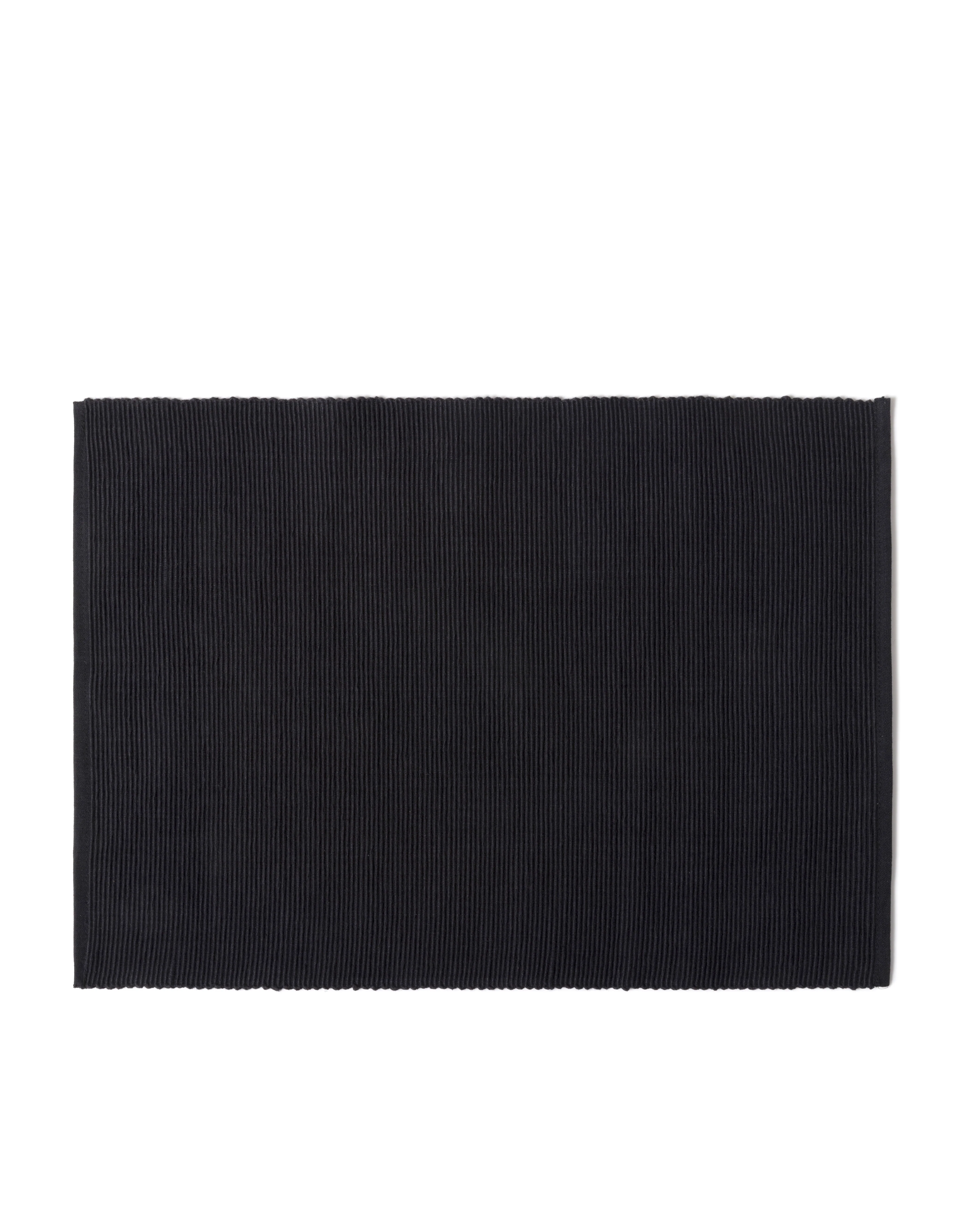Ribbed Placemat Set - Black