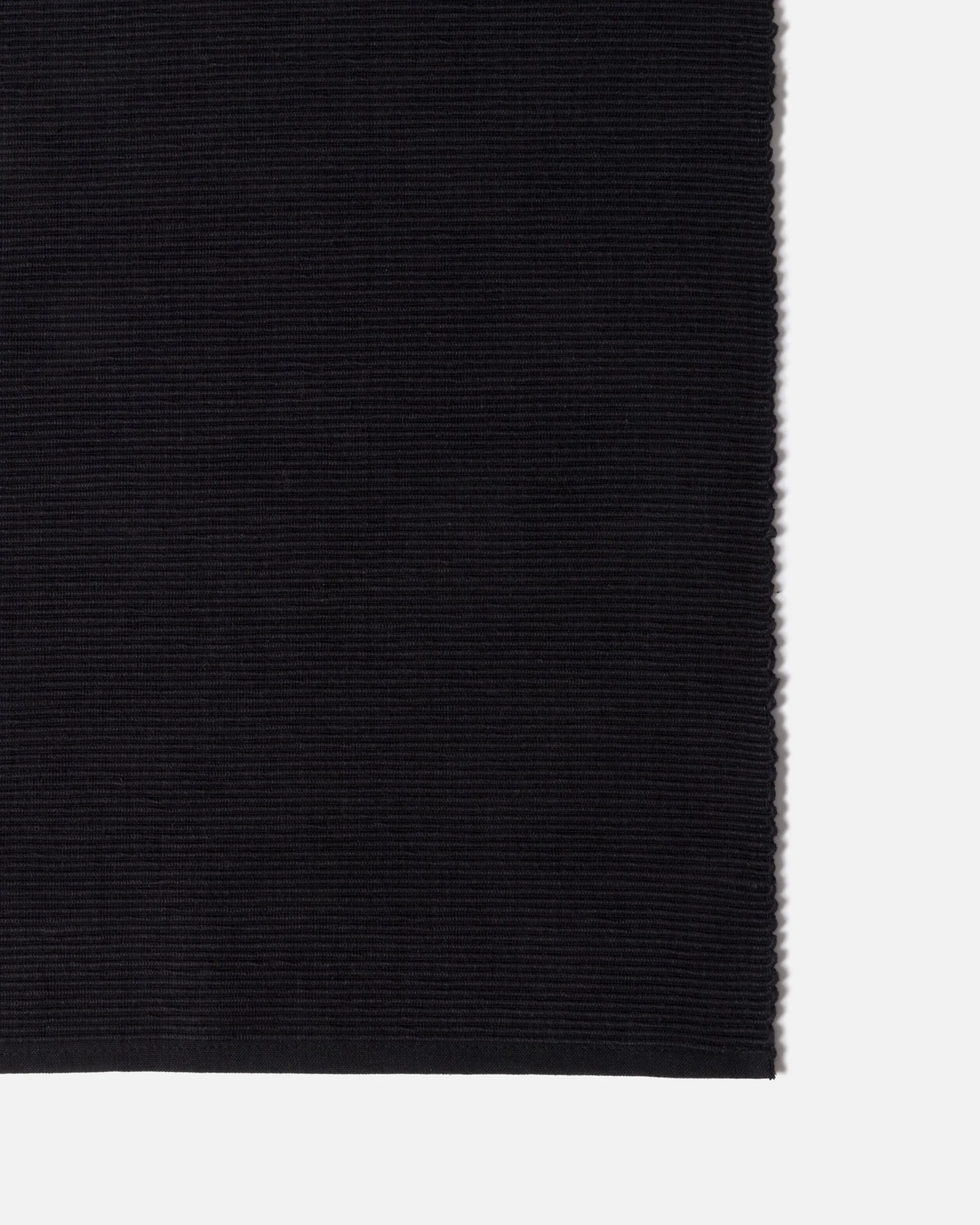 Ribbed Placemat Set - Black - Image 2