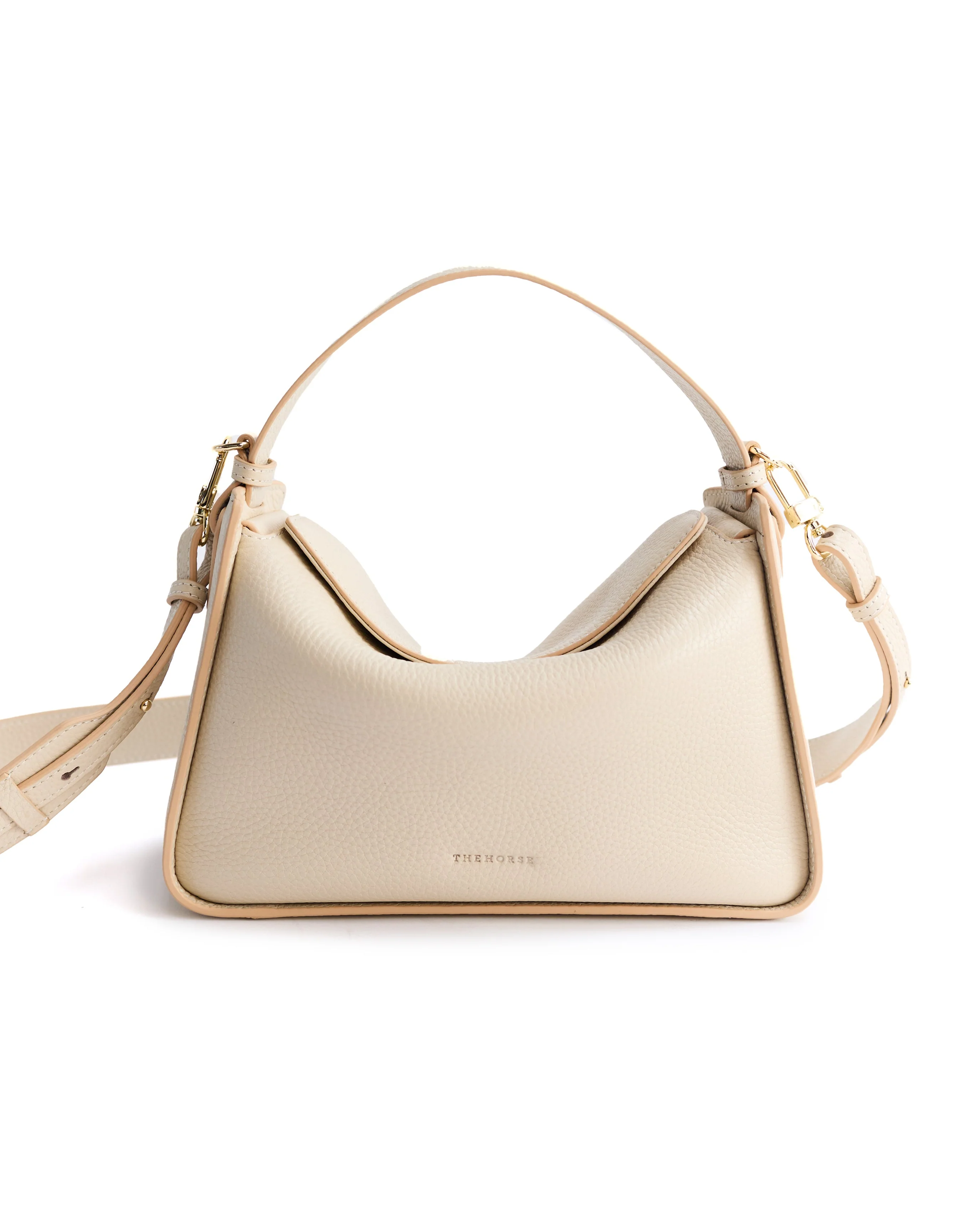 Clementine Bag - Oat with Gold