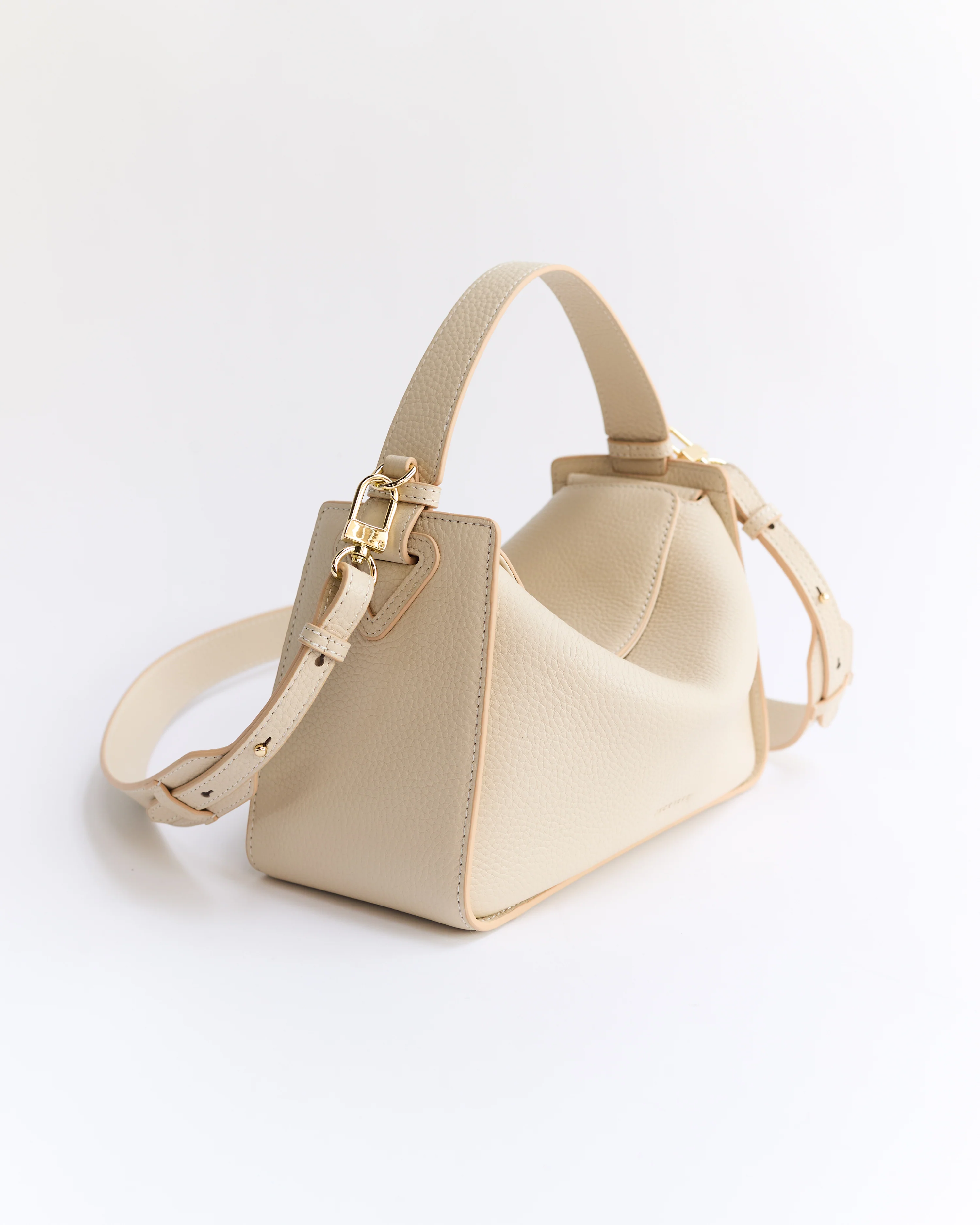 Clementine Bag - Oat with Gold - Image 5