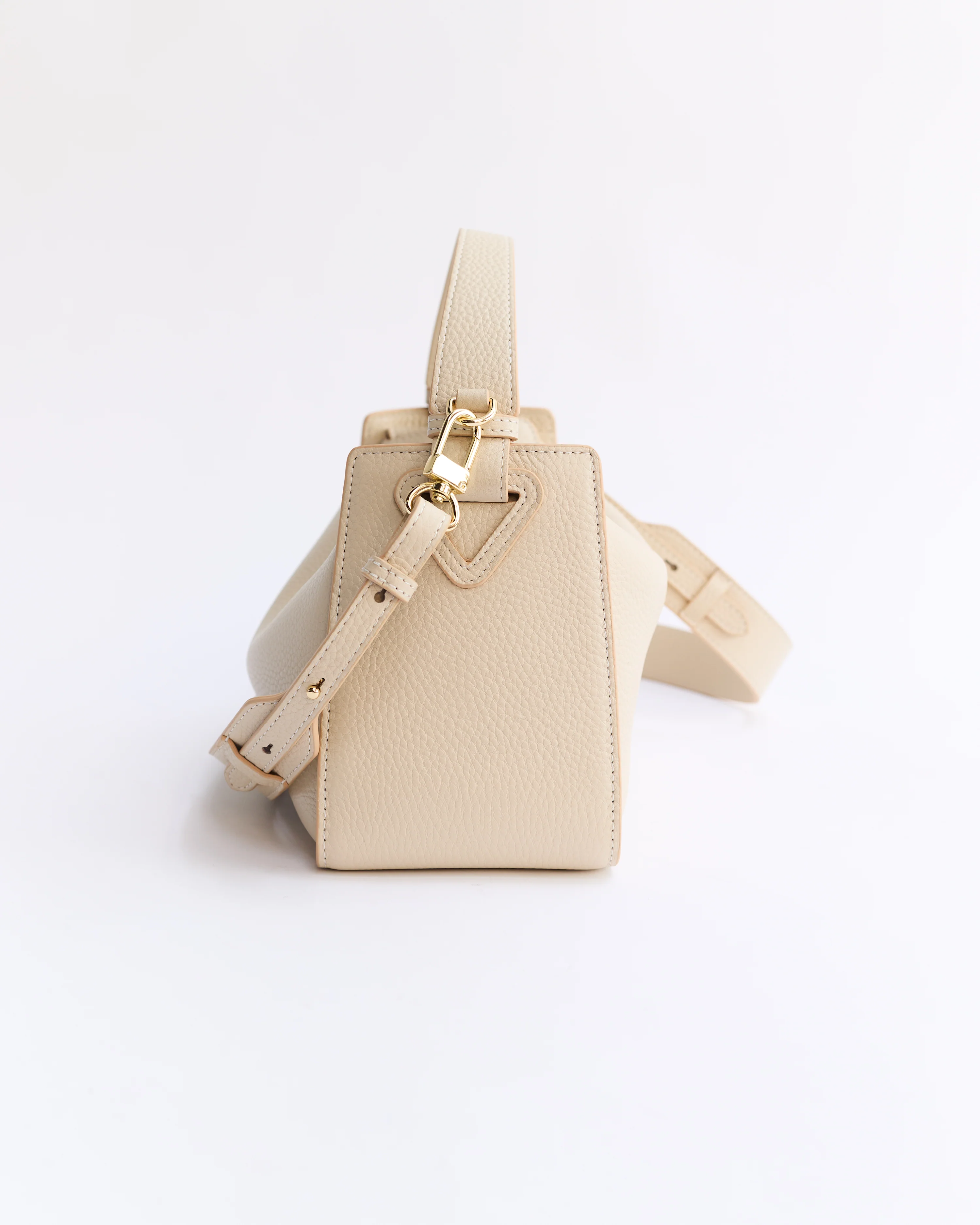 Clementine Bag - Oat with Gold - Image 6