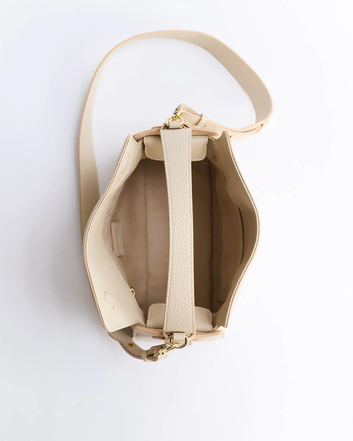 Clementine Bag - Oat with Gold - Image 8