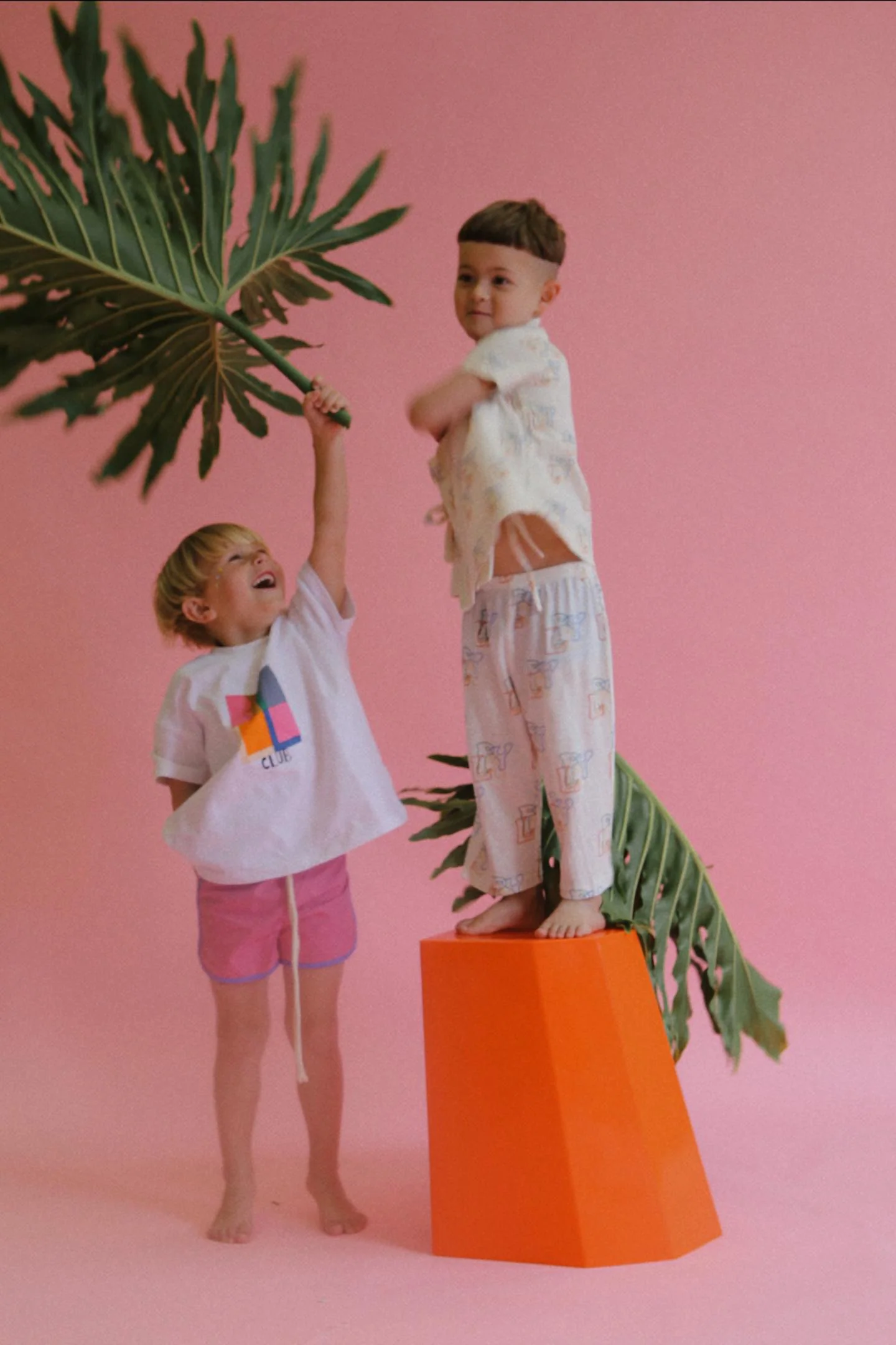 Colour Block Boardies - Dragonfruit - Image 3