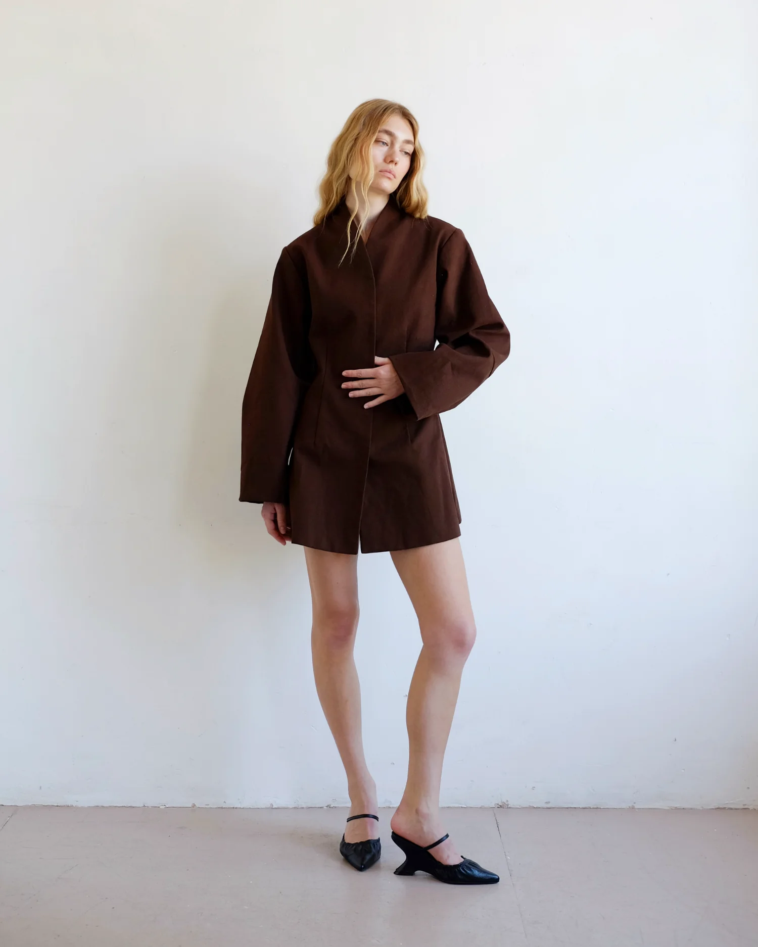 Bowery Dress - Chocolate - Image 3