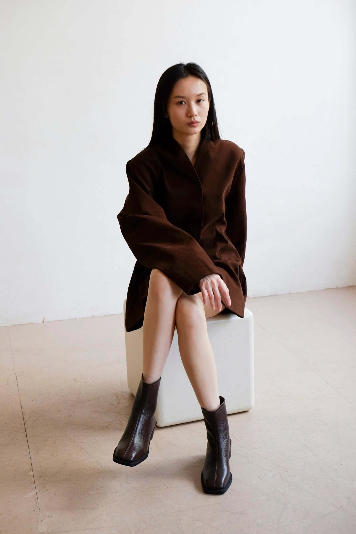 Brooklyn Square Toe Boot - Brown - Image 3