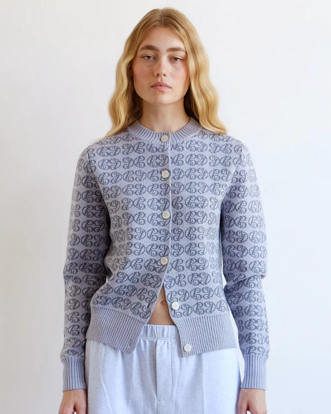 Monogram Merino Cardigan