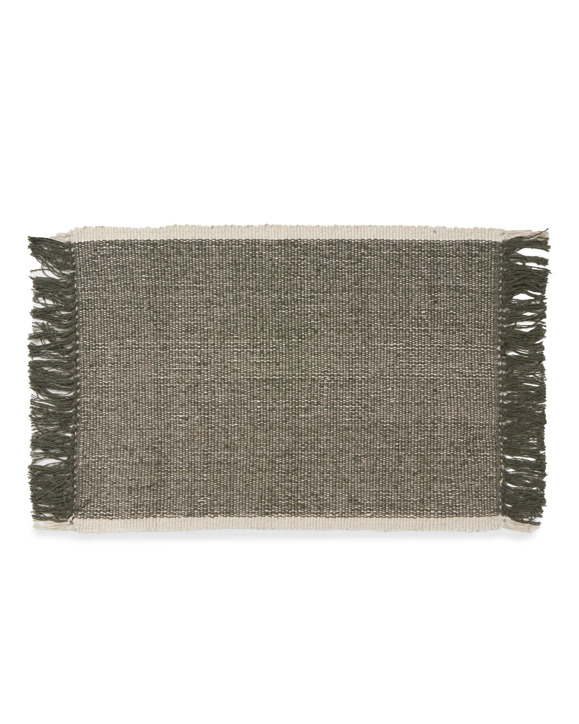 Cotton Mat - Olive