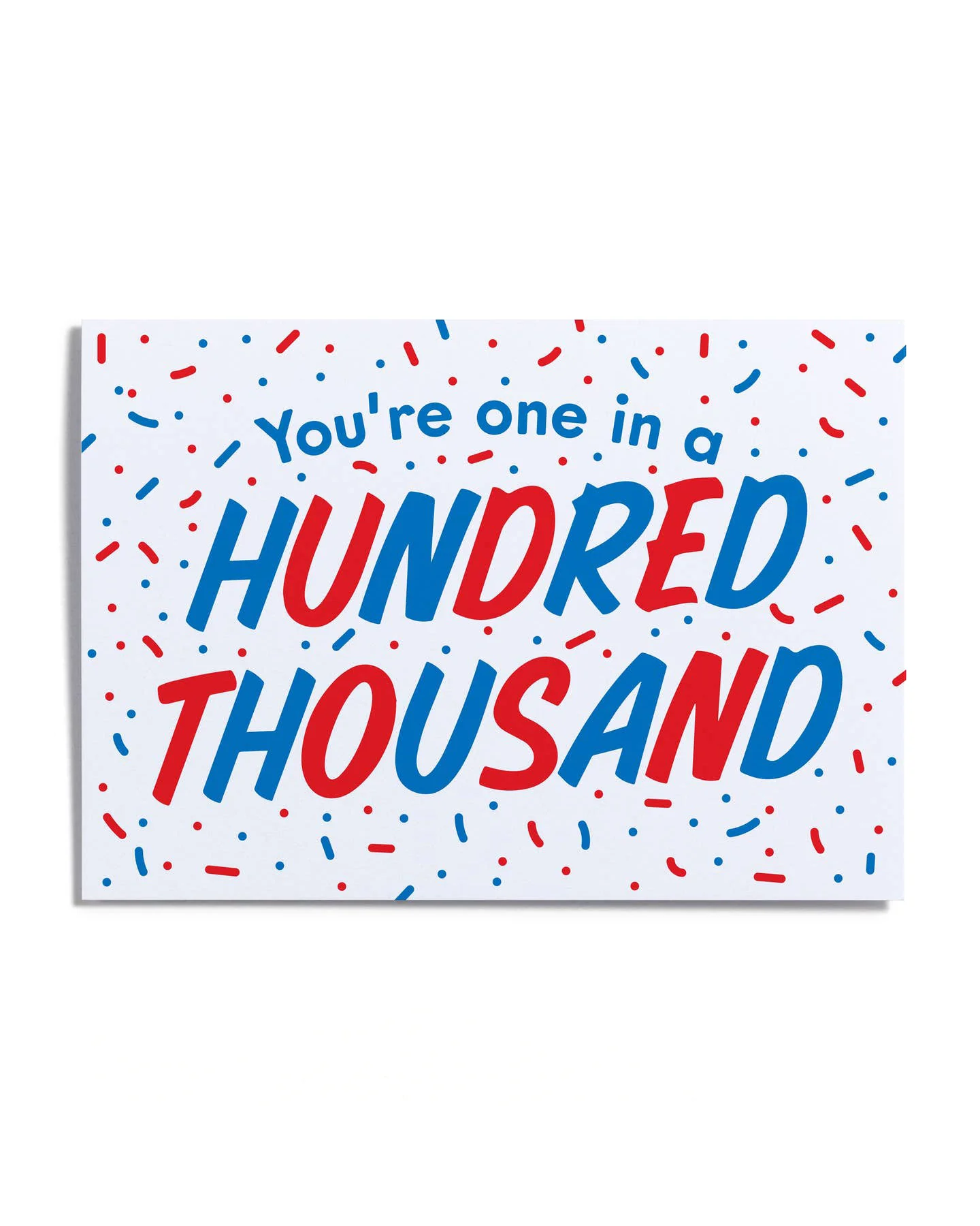 Card - One in a Hundred Thousand