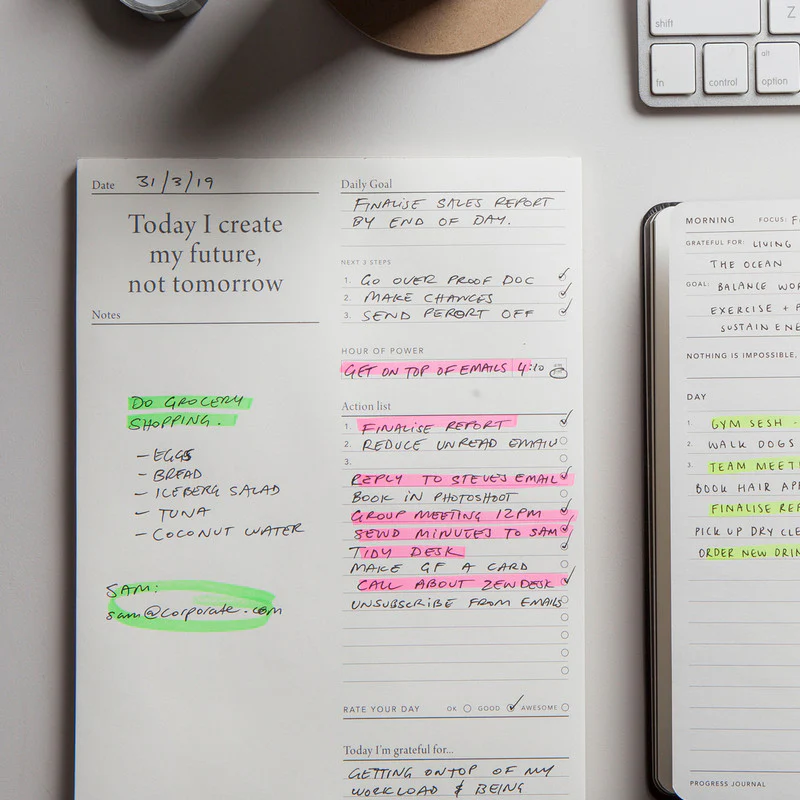 Daily Goals Desk Pad - Image 3