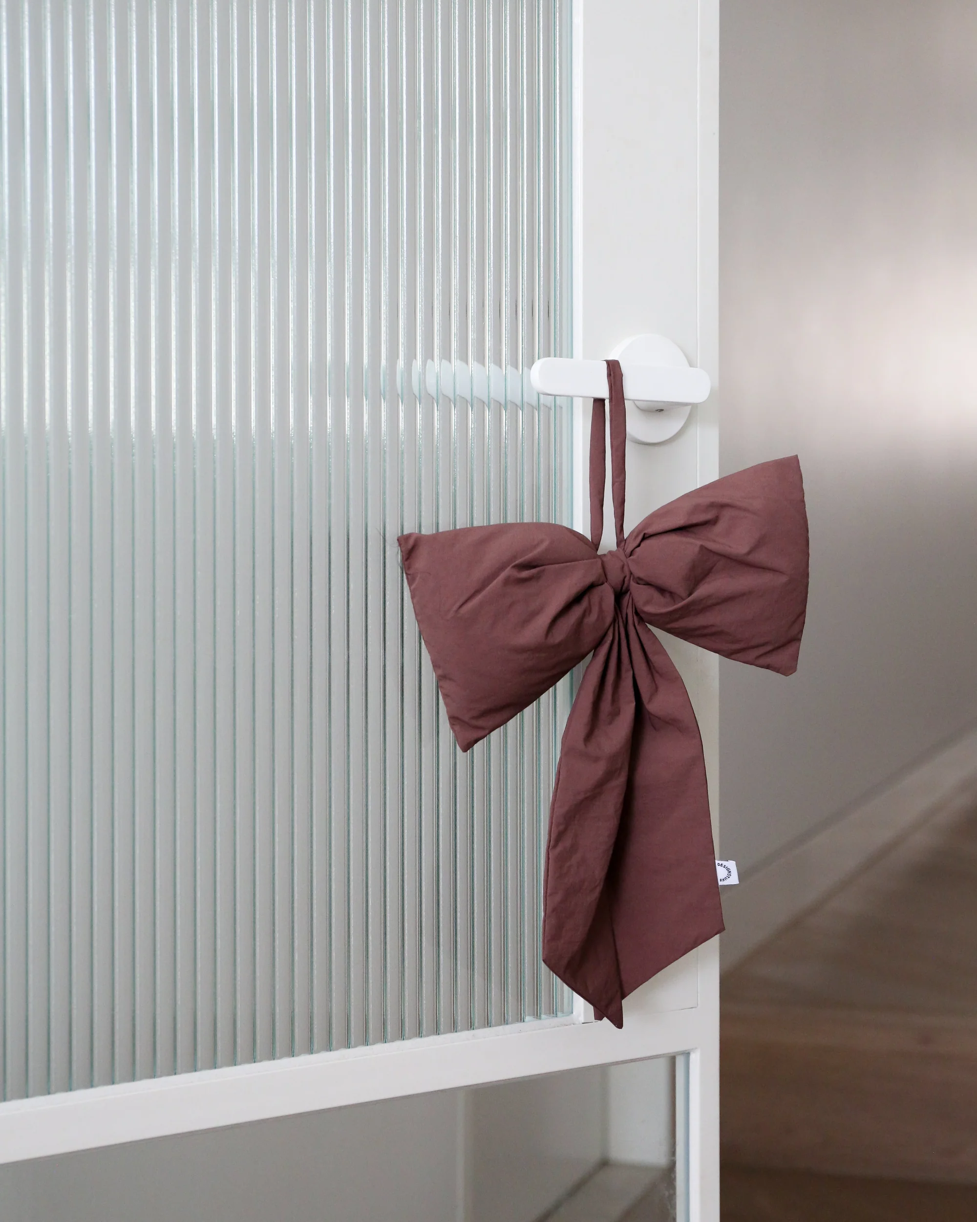 Hanging Bow Decoration - Burgundy - Image 3